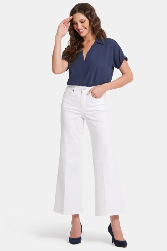 Mia Palazzo Ankle Jeans - Optic White sold by NYDJ