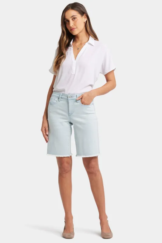 Lilly Boyfriend Denim Shorts - Glacier Frost sold by NYDJ