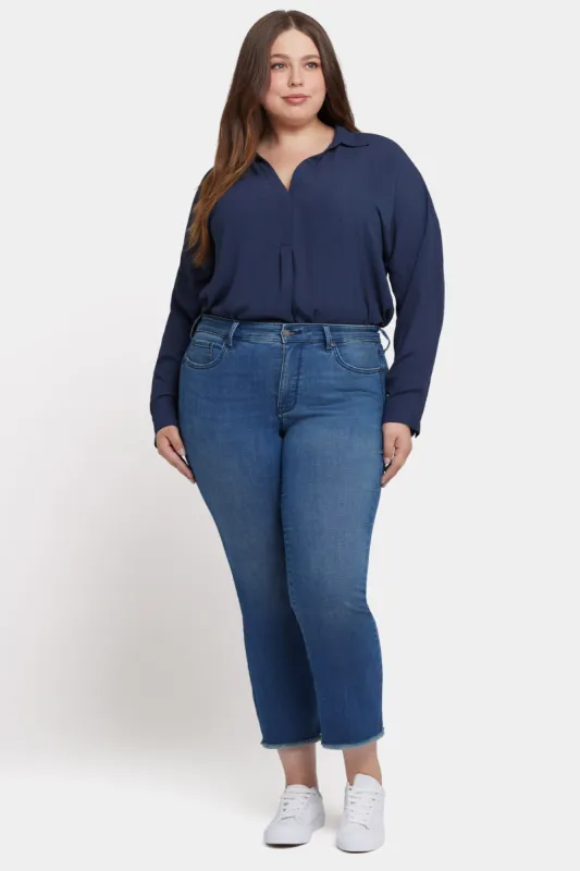Marilyn Straight Ankle Jeans In Plus Size - Blue Ridge sold by NYDJ