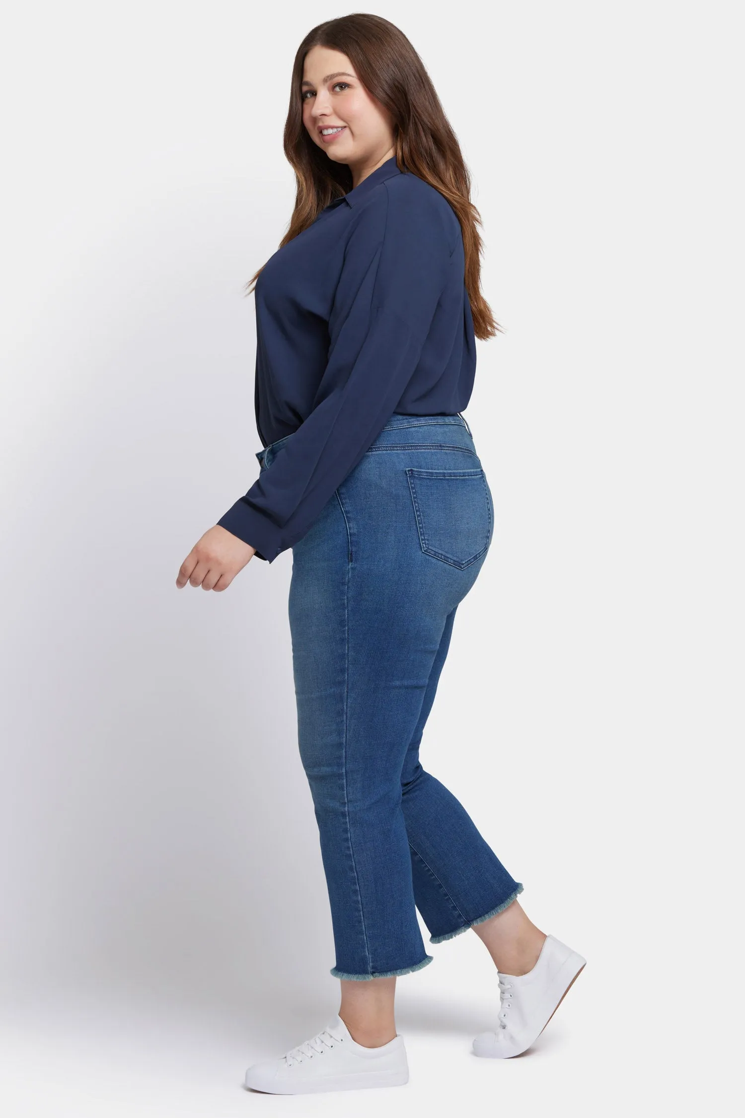 Marilyn Straight Ankle Jeans In Plus Size - Blue Ridge sold by NYDJ product image thumbnail 5
