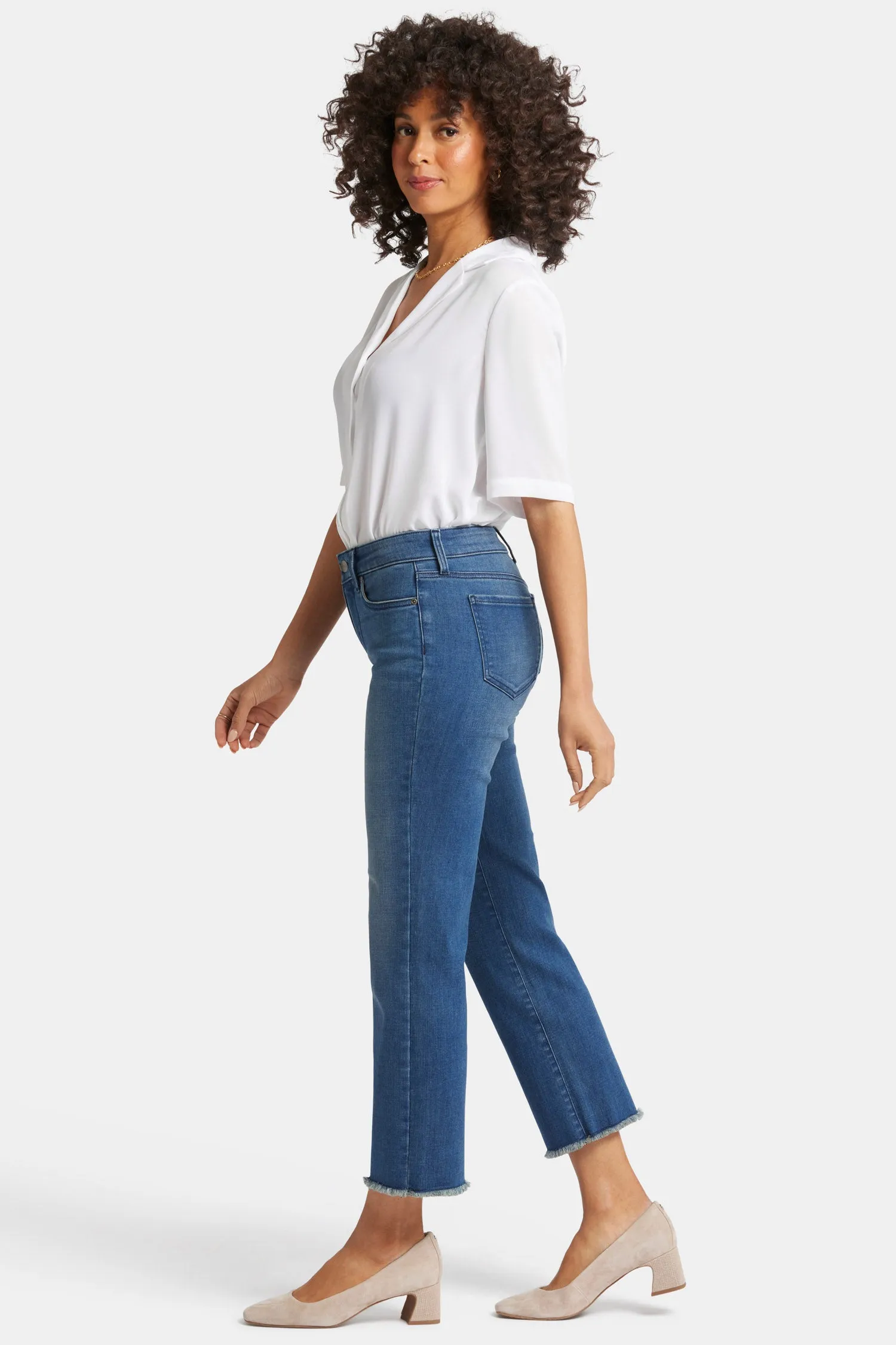Marilyn Straight Ankle Jeans - Blue Ridge sold by NYDJ product image thumbnail 5