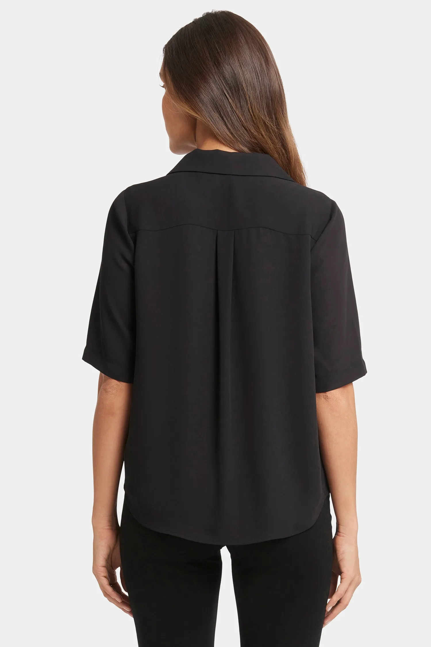 Gabrielle Short Sleeved Blouse - Black sold by NYDJ product image thumbnail 2