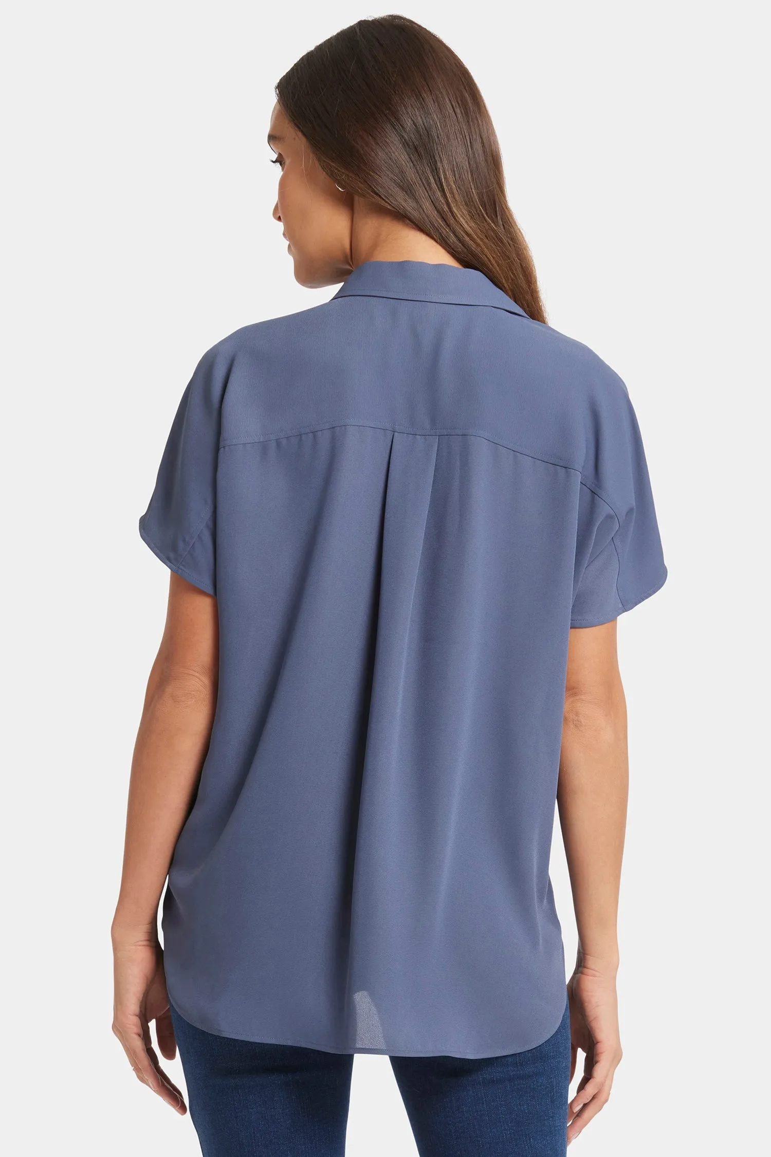 Becky Short Sleeved Blouse - Cascade Lake sold by NYDJ product image thumbnail 2