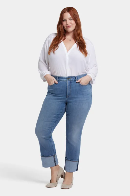 Marilyn Straight Jeans In Plus Size - Barcelona Breeze sold by NYDJ