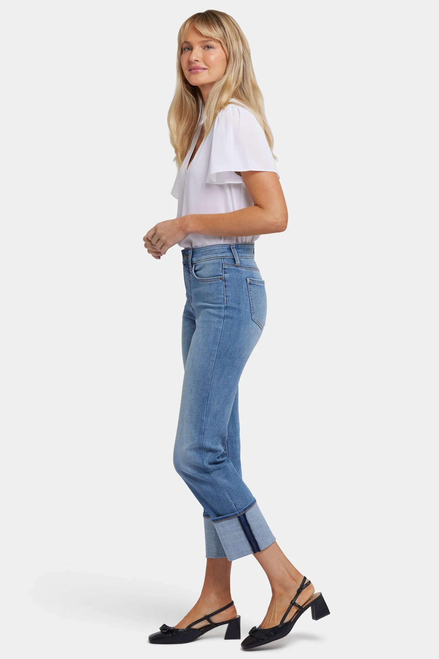 Marilyn Straight Jeans - Barcelona Breeze sold by NYDJ product image thumbnail 5