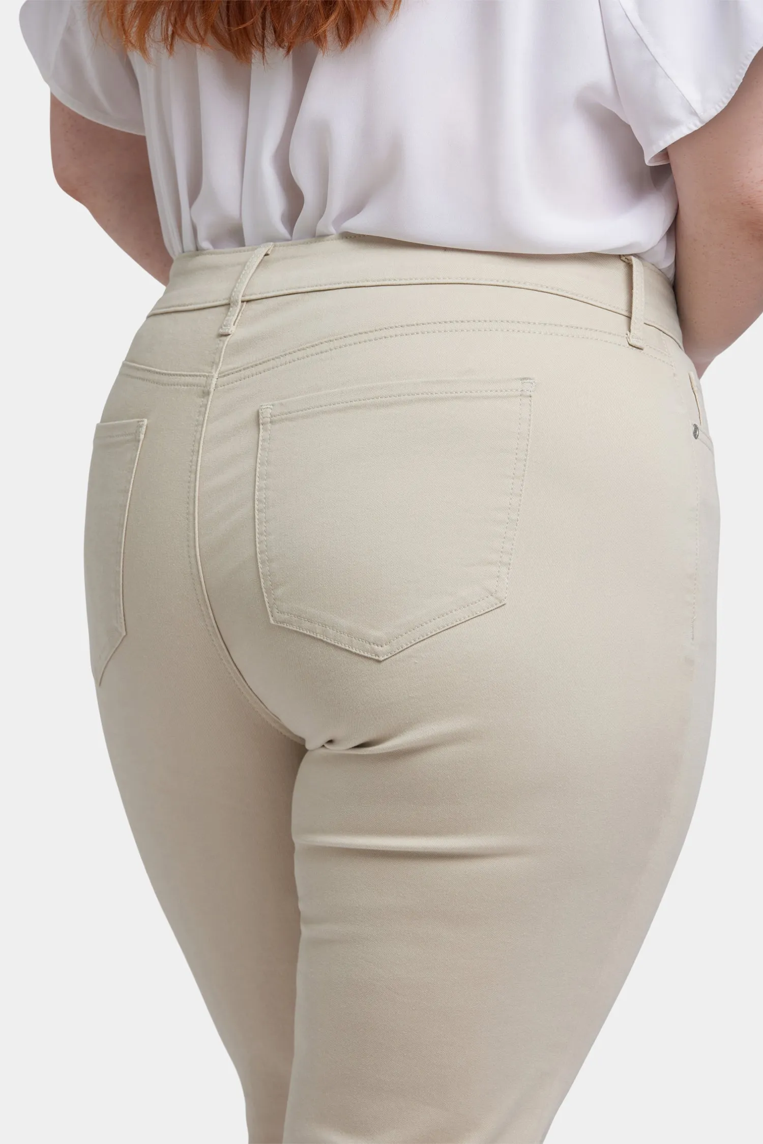 Marilyn Straight Ankle Jeans In Plus Size - Feather sold by NYDJ product image thumbnail 5