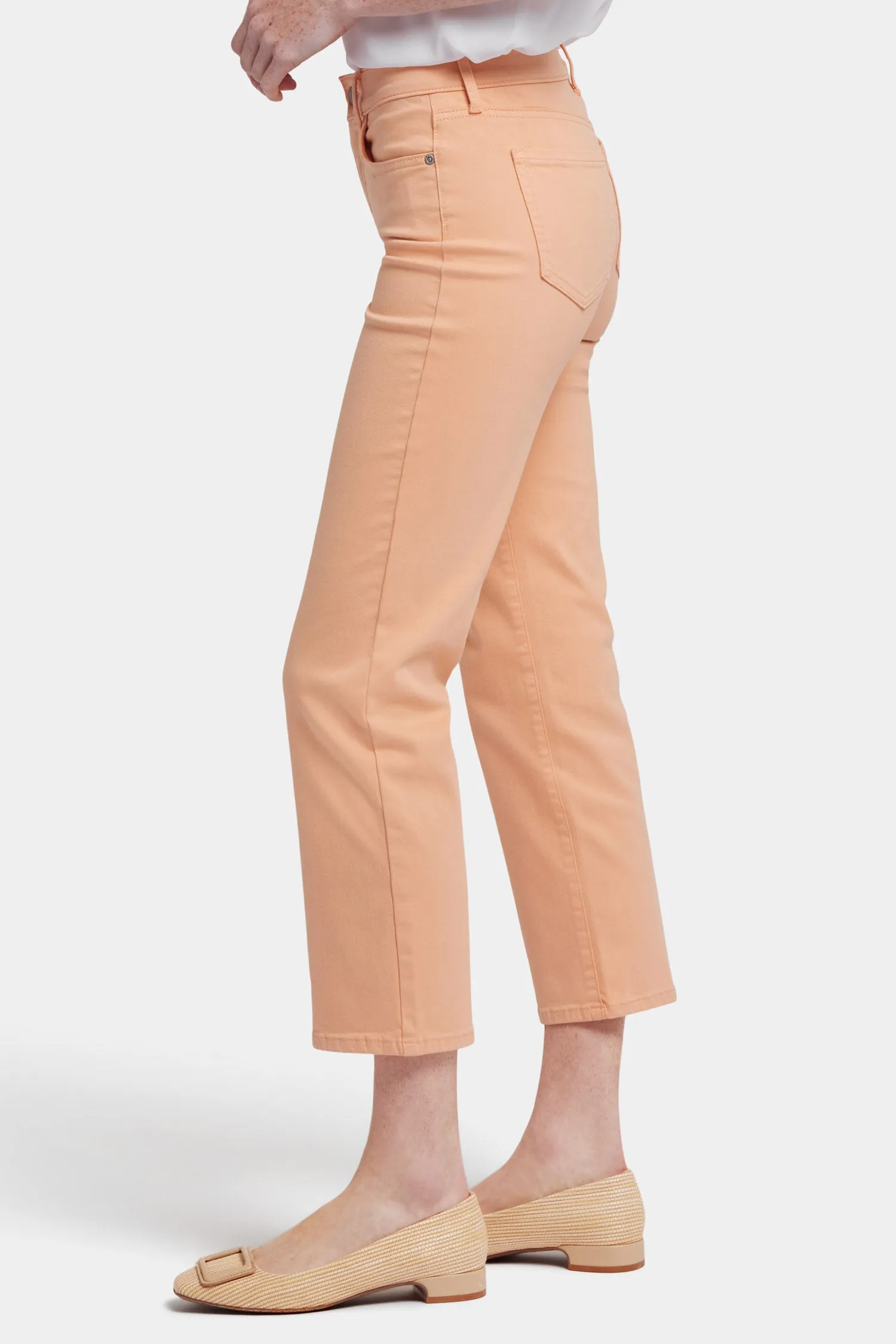 Marilyn Straight Ankle Jeans - Apricot Nectar sold by NYDJ product image thumbnail 3