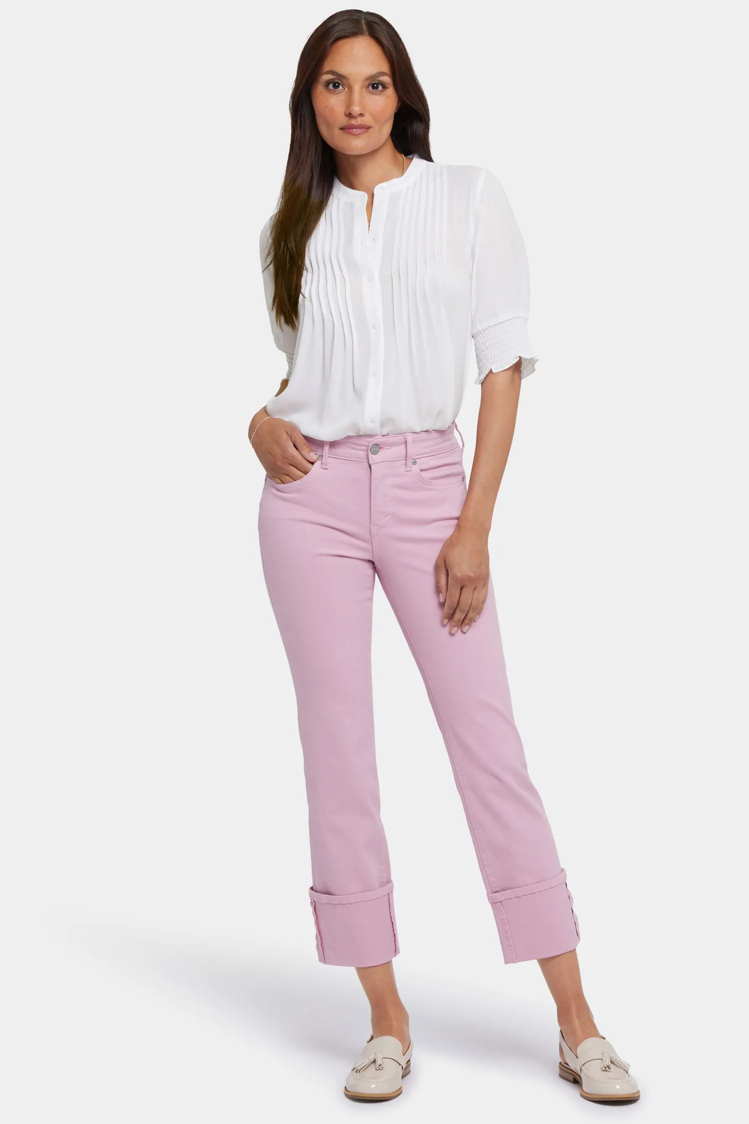 Marilyn Straight Jeans - Pink Nectar sold by NYDJ product image thumbnail 4