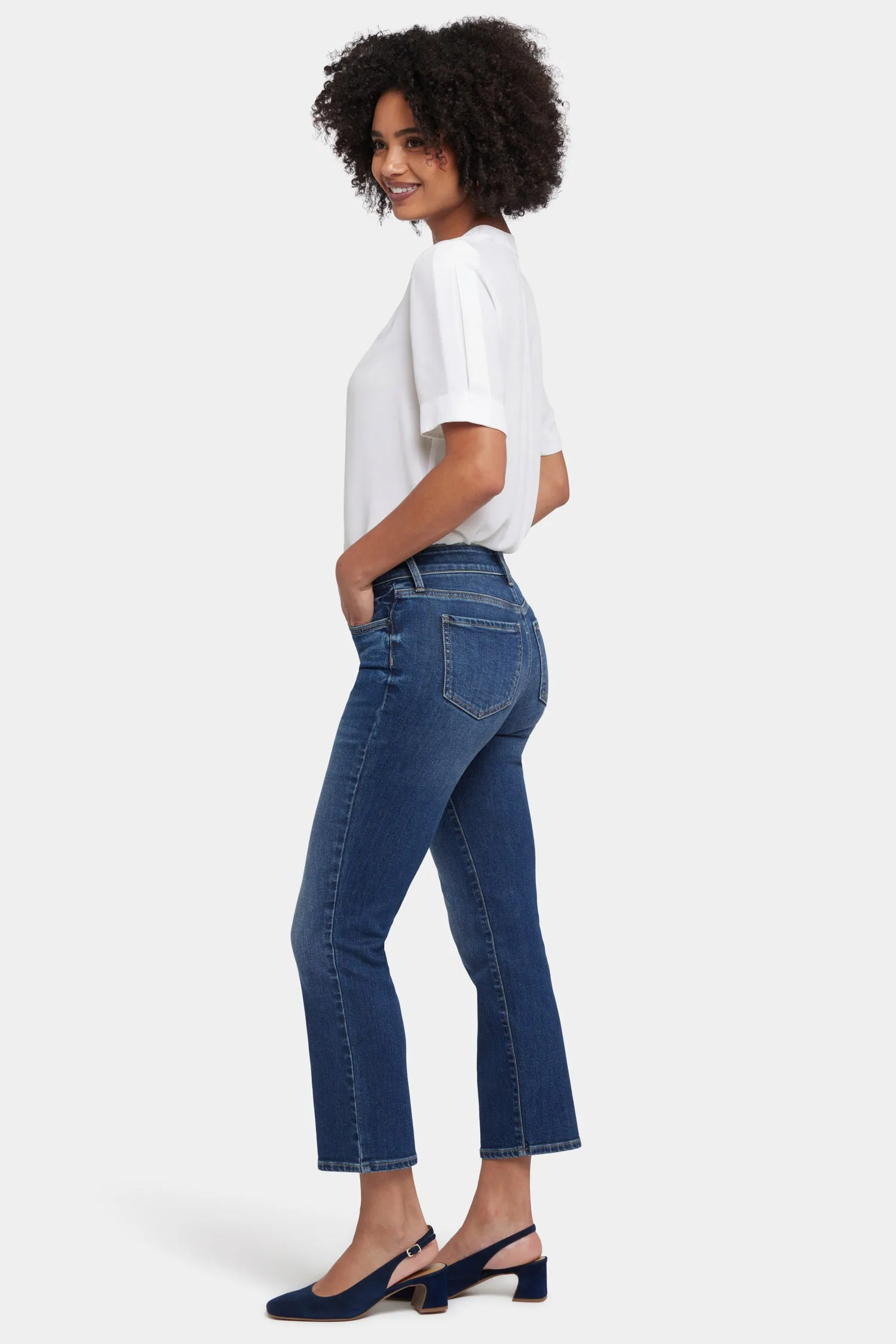 Marilyn Straight Ankle Jeans - Rio Rapids sold by NYDJ product image thumbnail 5