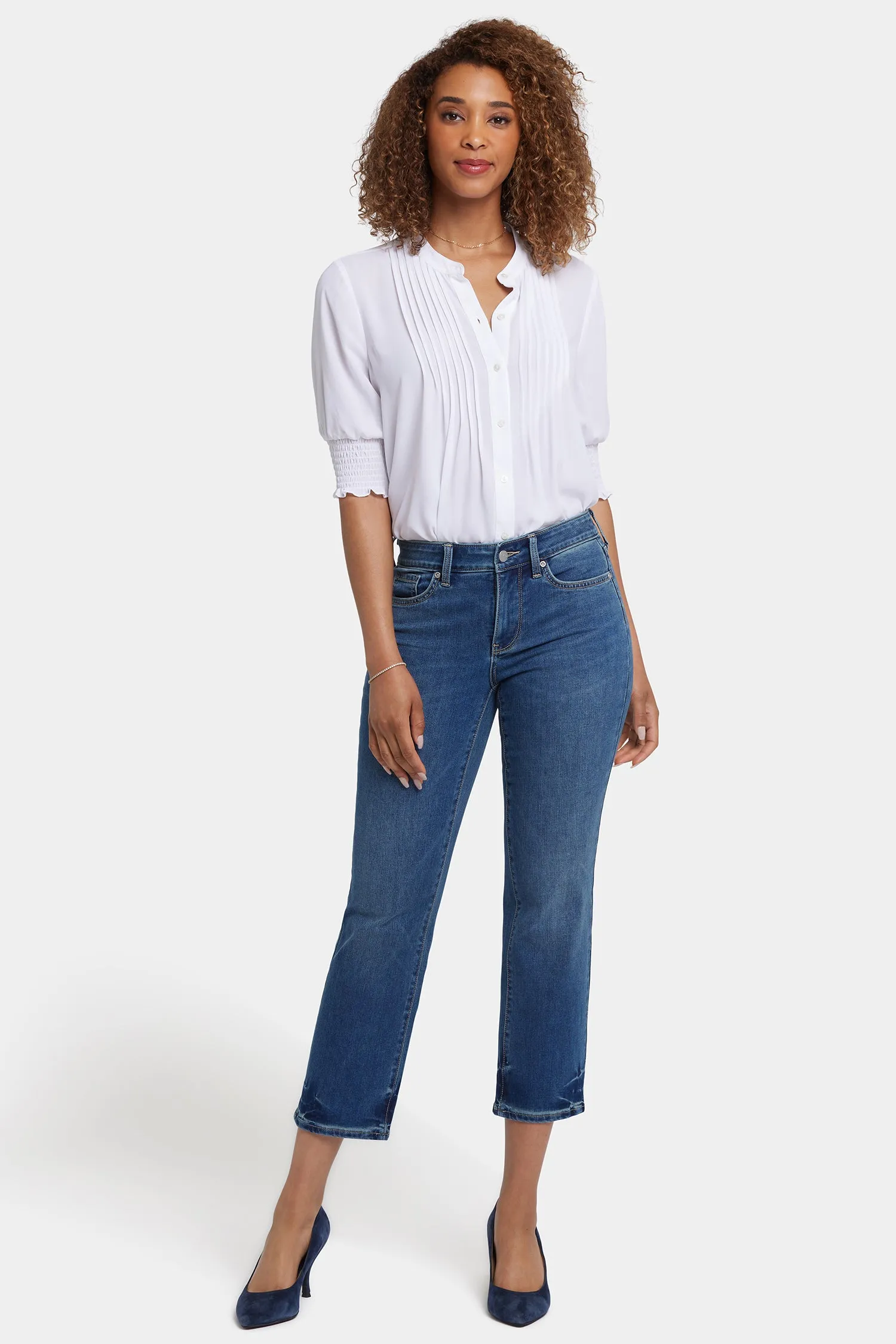 Marilyn Straight Ankle Jeans - Dali River sold by NYDJ product image thumbnail 4