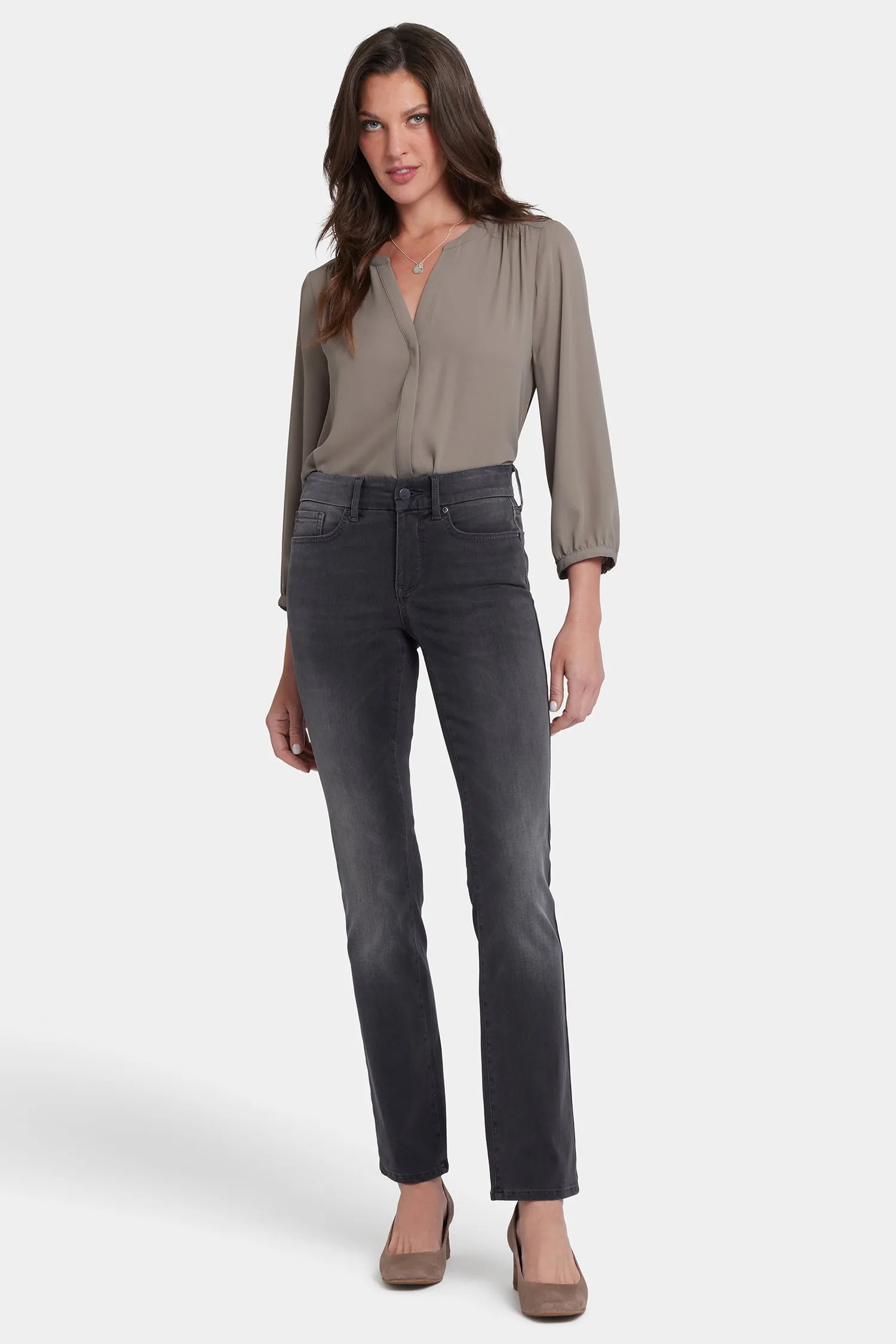 Waist-Match™ Marilyn Straight Jeans - Murcia Peaks sold by NYDJ product image thumbnail 4