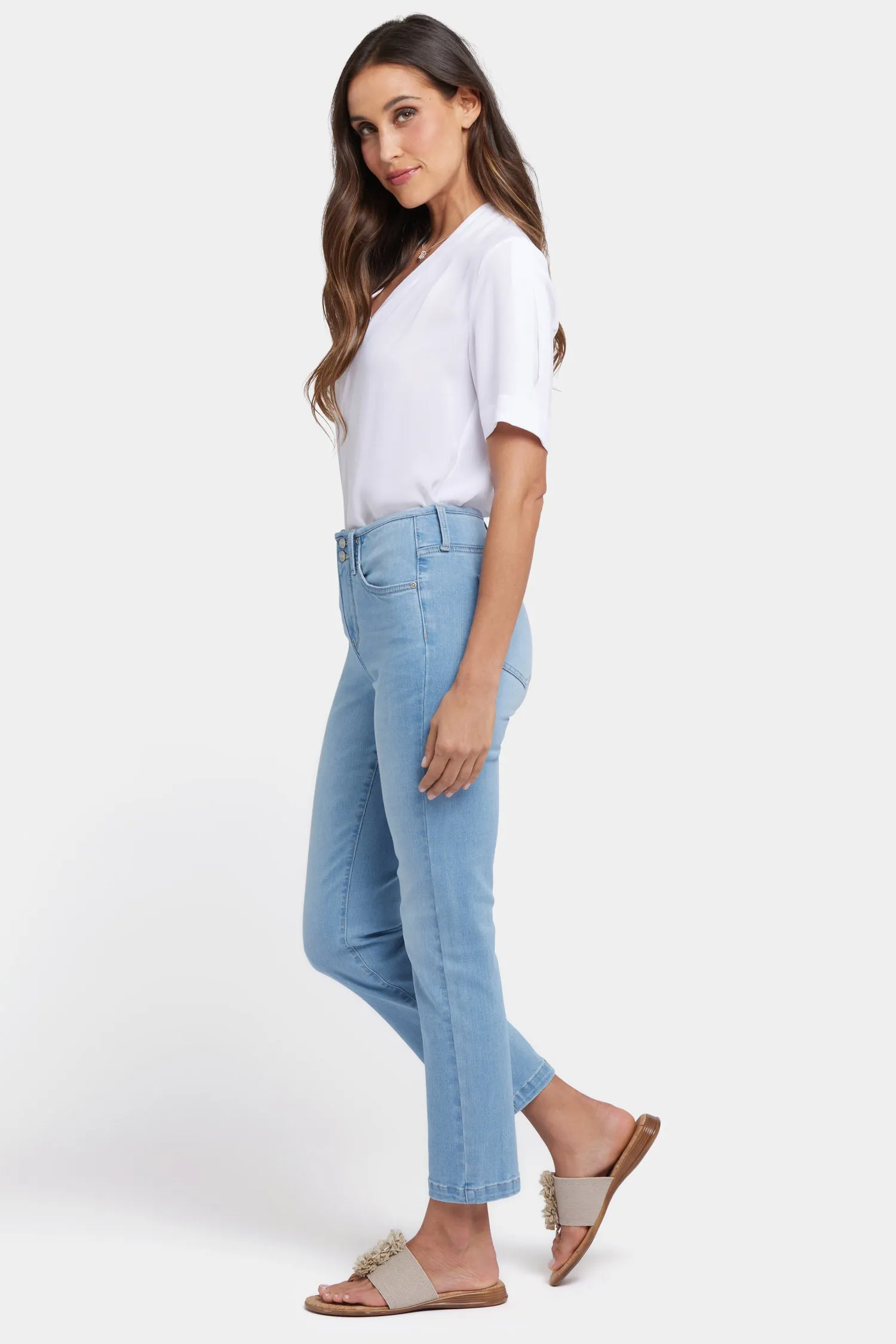 Sheri Slim Ankle Jeans - Canary Beach sold by NYDJ product image thumbnail 5