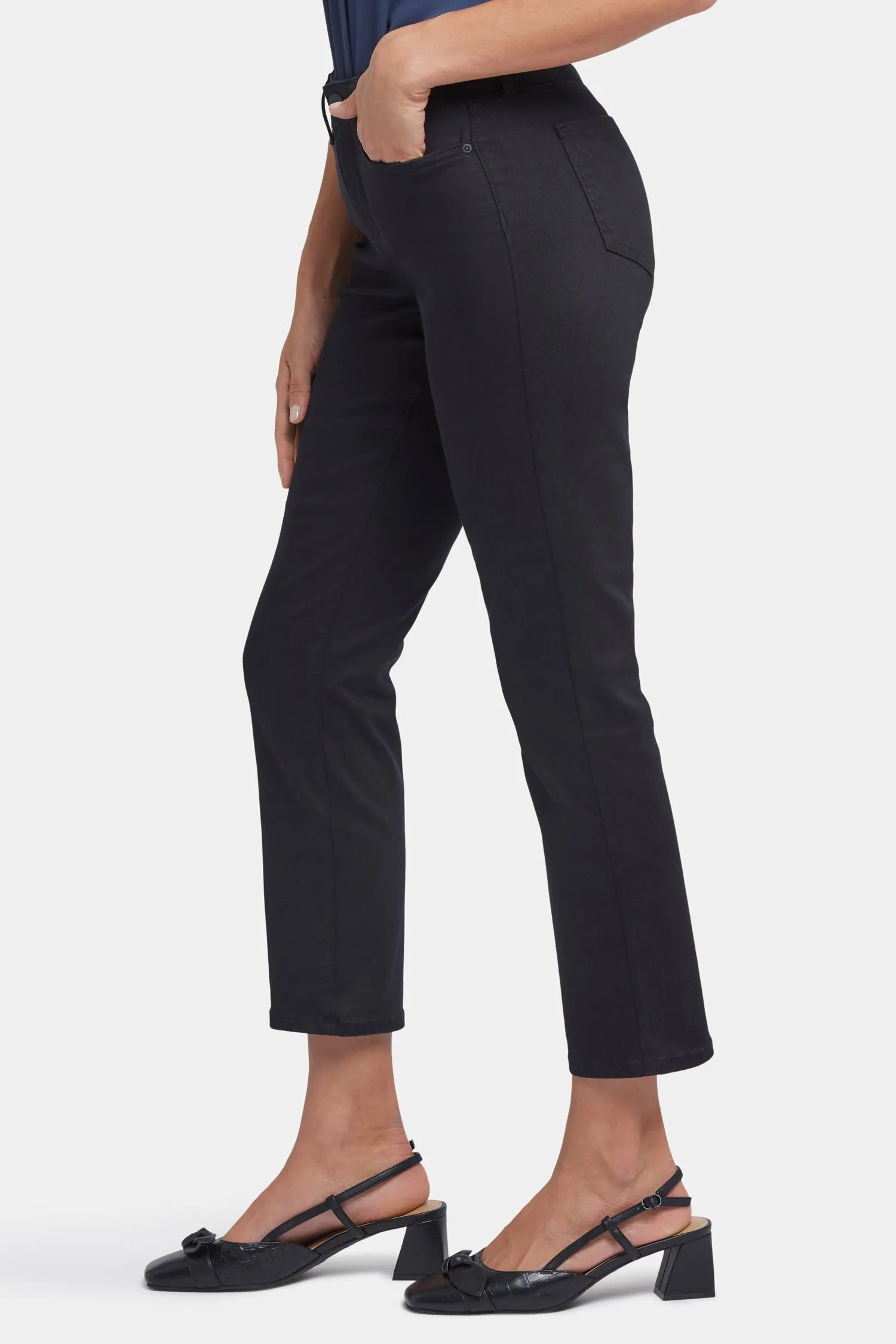 Sheri Slim Ankle Jeans - Black sold by NYDJ product image thumbnail 3