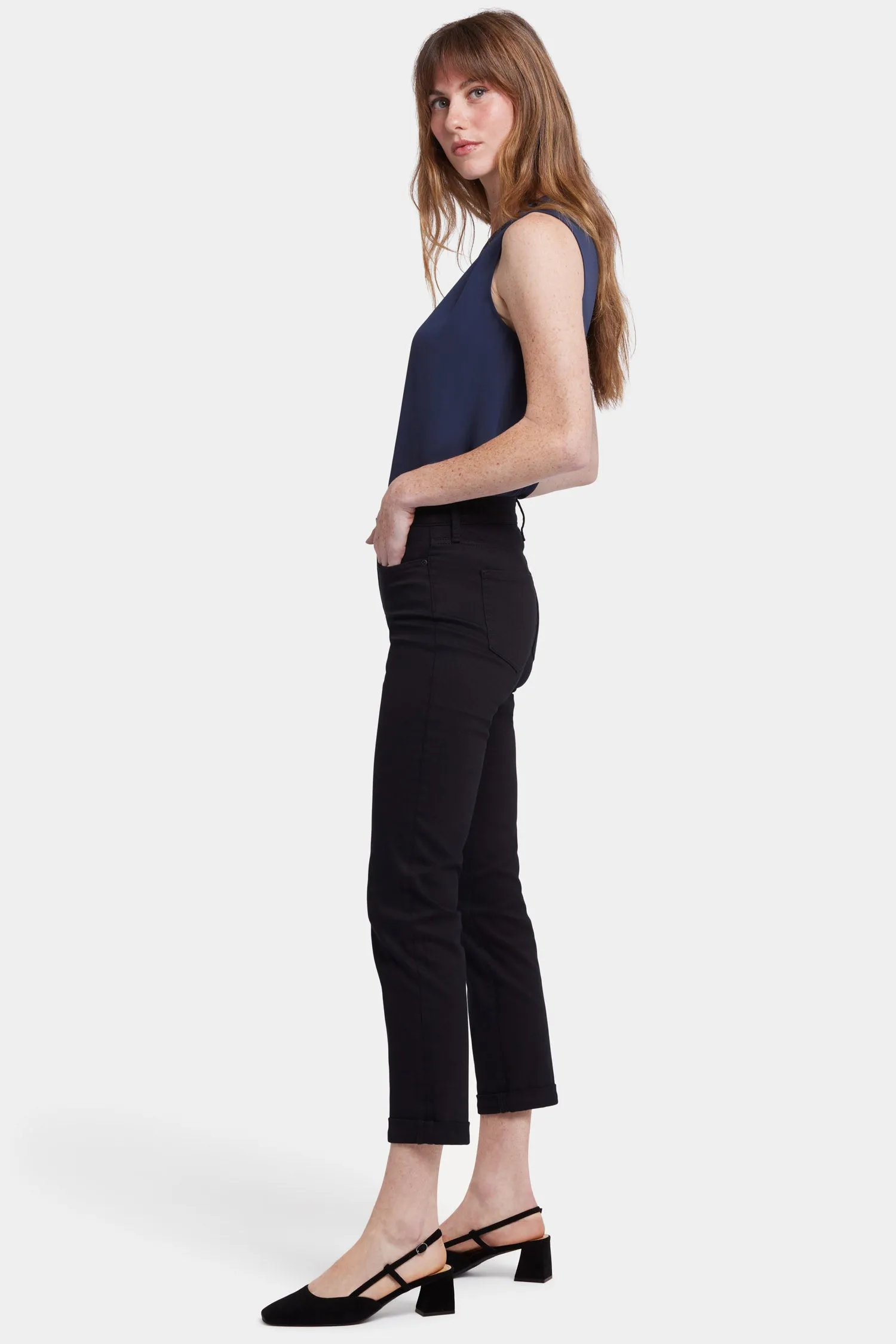Sheri Slim Ankle Jeans - Black sold by NYDJ product image thumbnail 5