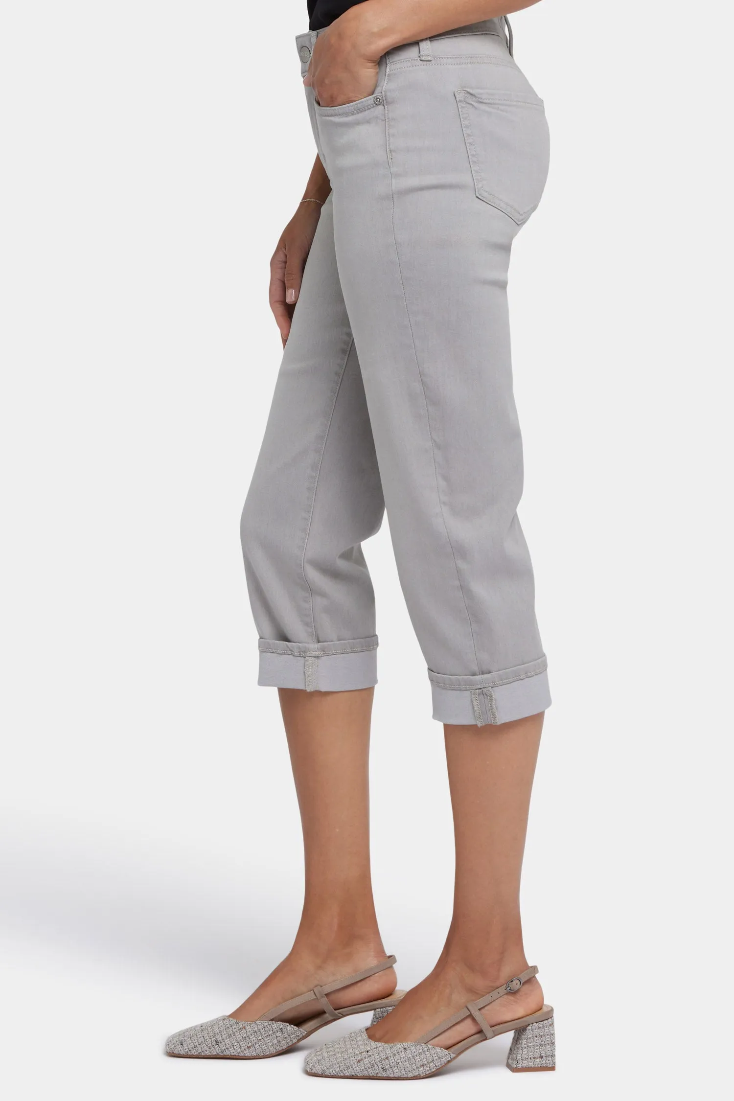 Marilyn Straight Crop Jeans - Grenada Mist sold by NYDJ product image thumbnail 3