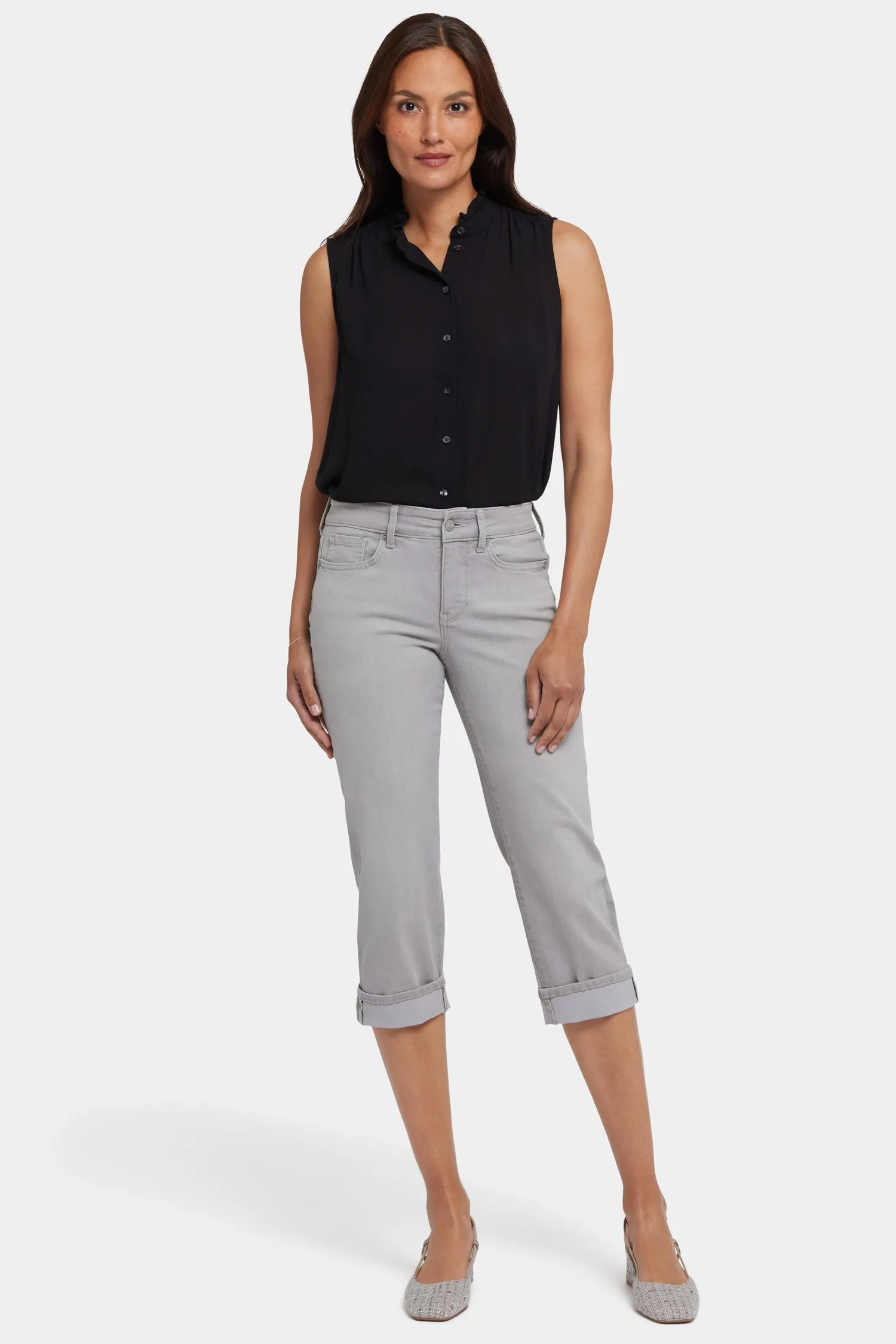 Marilyn Straight Crop Jeans - Grenada Mist sold by NYDJ