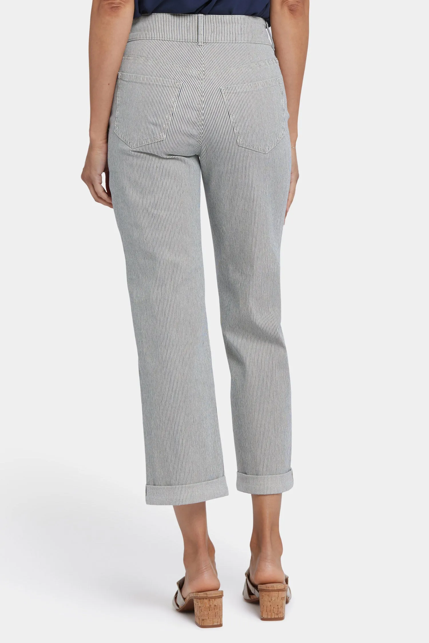 Bailey Relaxed Straight Crop Jeans - Luarca Stripe sold by NYDJ product image thumbnail 2