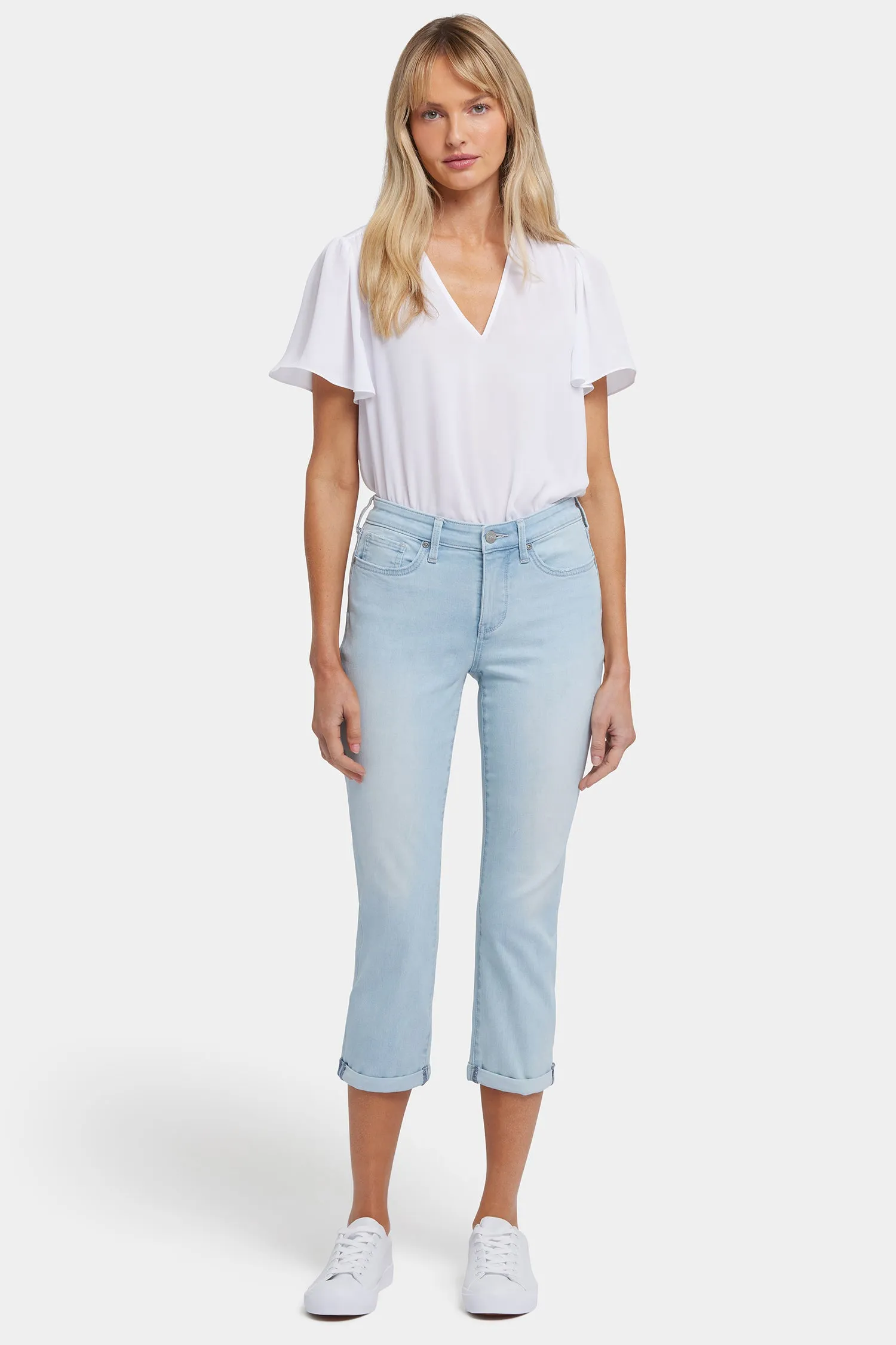 Chloe Skinny Capri Jeans - Clear Waters sold by NYDJ product image thumbnail 4