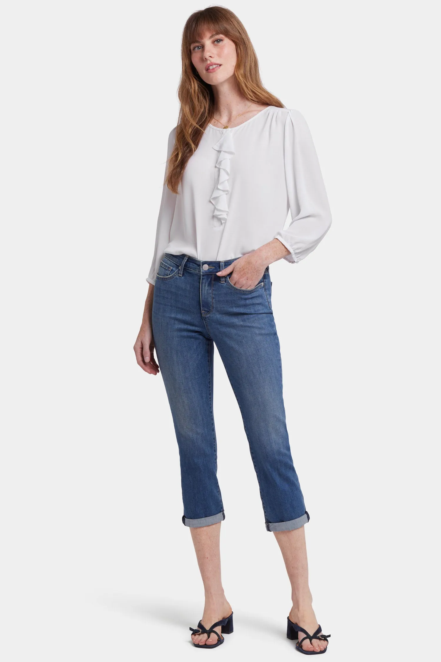 Chloe Skinny Capri Jeans - Costa Brava sold by NYDJ product image thumbnail 4