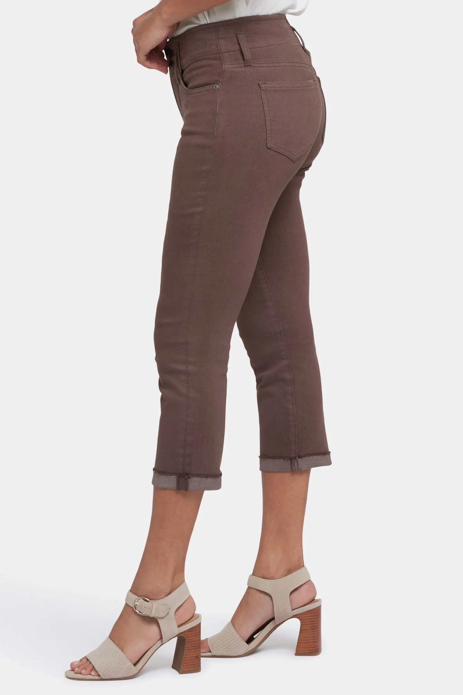 Chloe Capri Jeans - Coffee Bean sold by NYDJ product image thumbnail 3