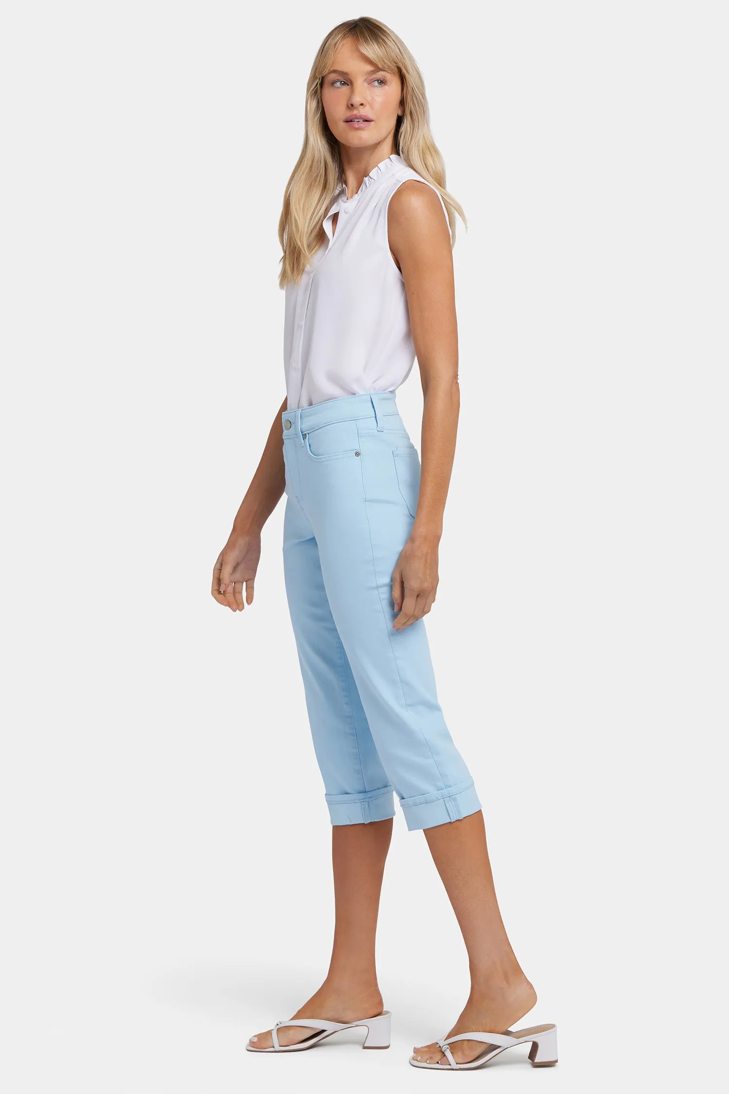 Marilyn Straight Crop Jeans - Aquatic sold by NYDJ product image thumbnail 5