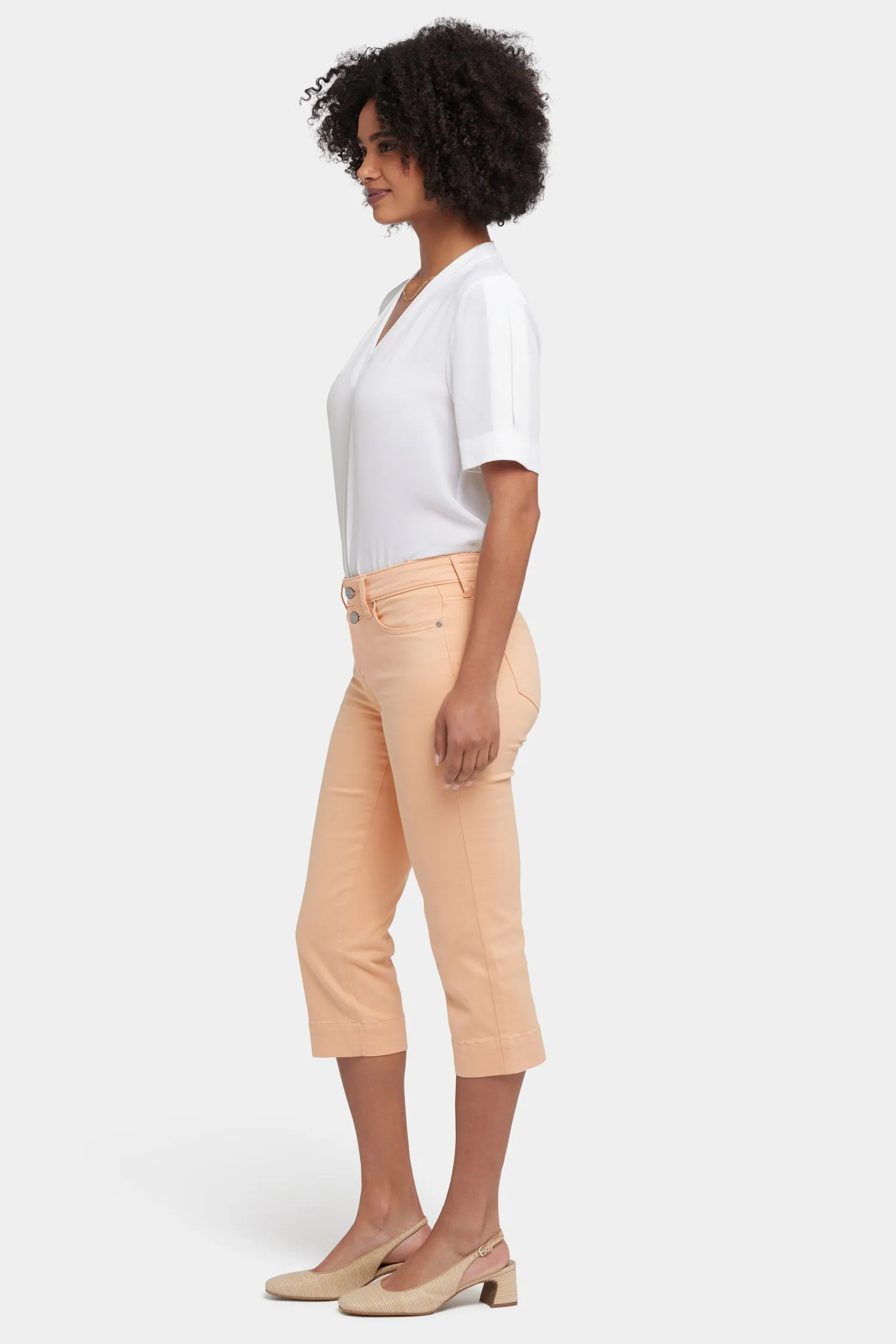Marilyn Straight Crop Jeans - Apricot Nectar sold by NYDJ product image thumbnail 5