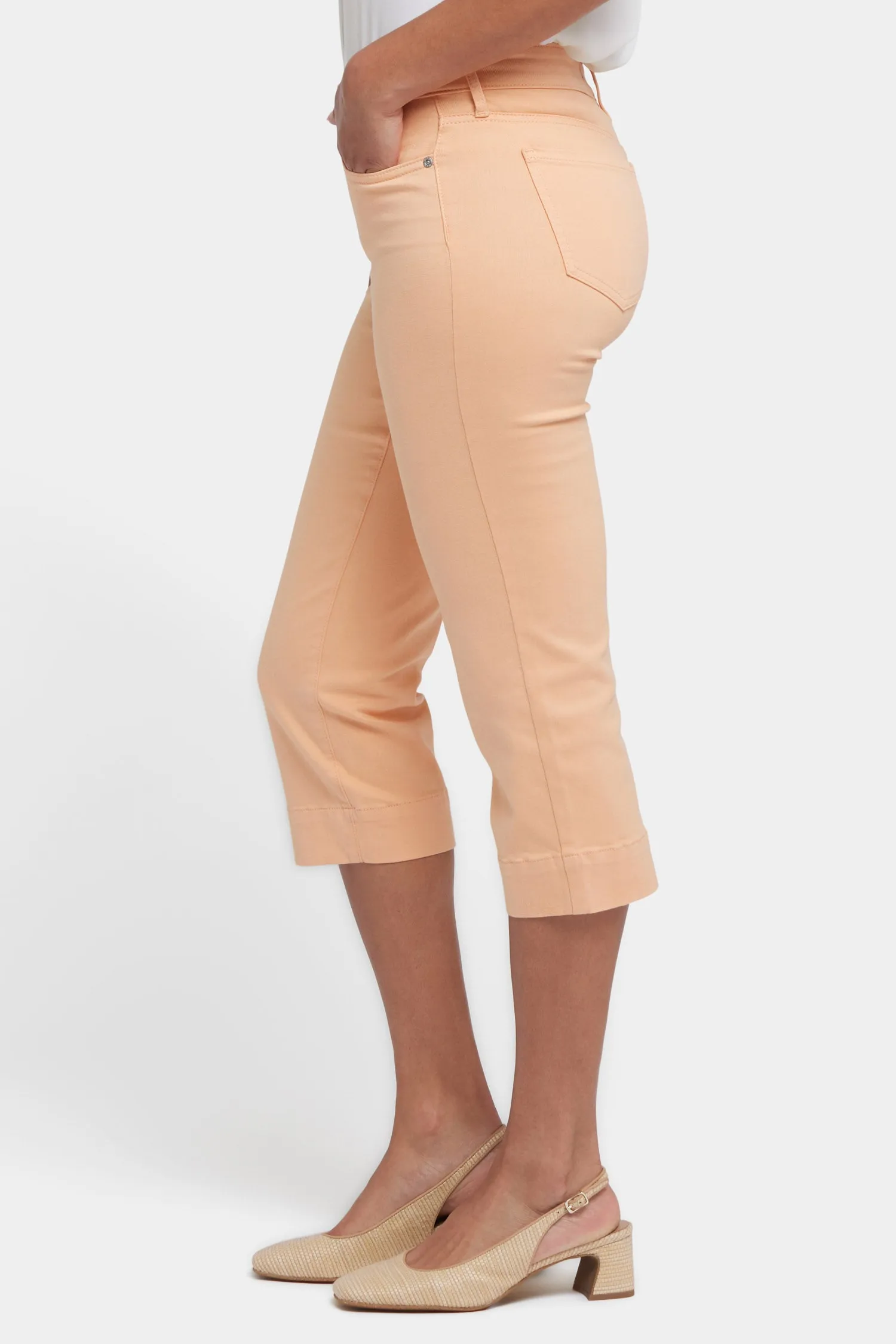 Marilyn Straight Crop Jeans - Apricot Nectar sold by NYDJ product image thumbnail 3
