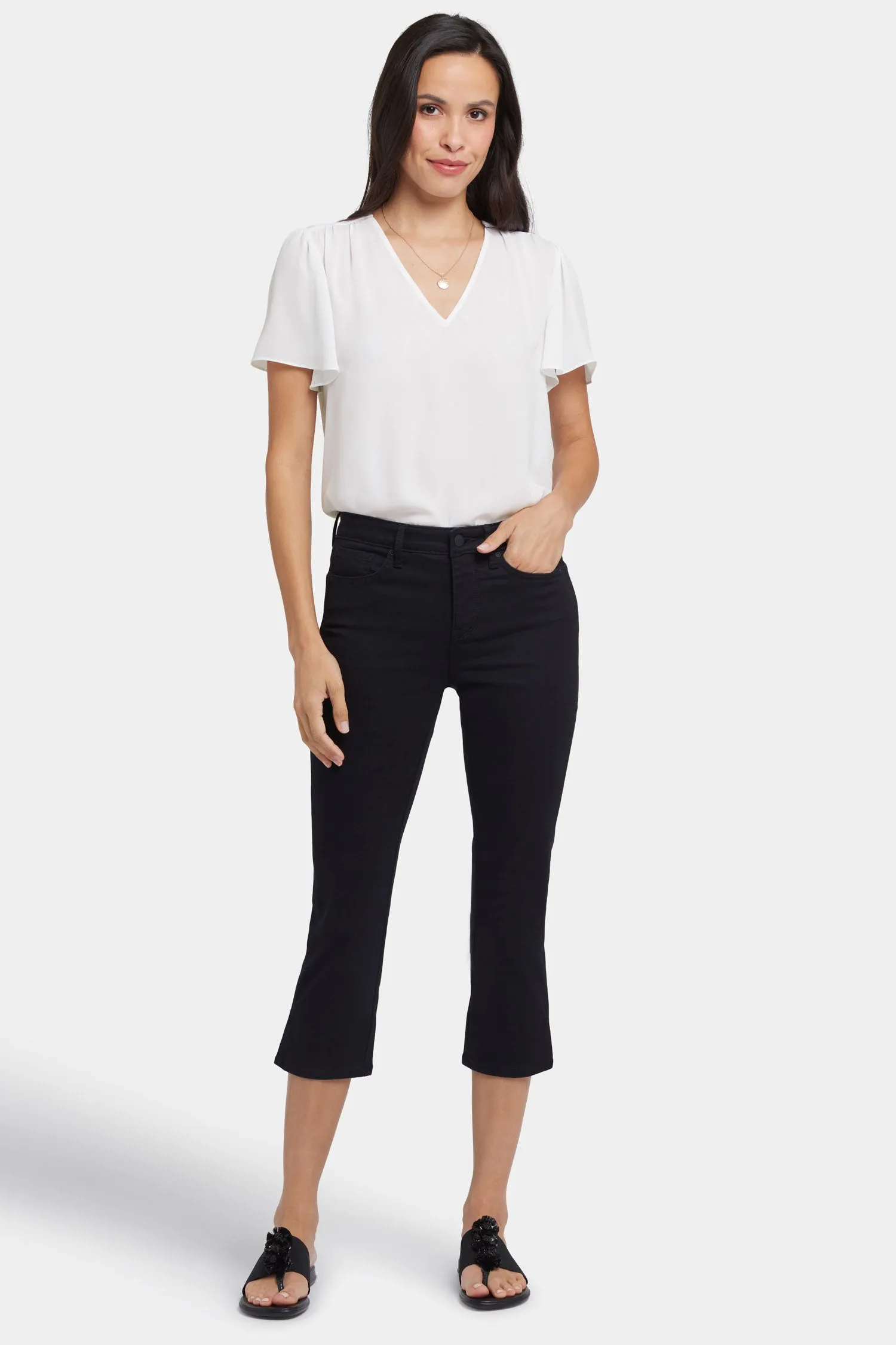 Chloe Capri Jeans - Black sold by NYDJ
