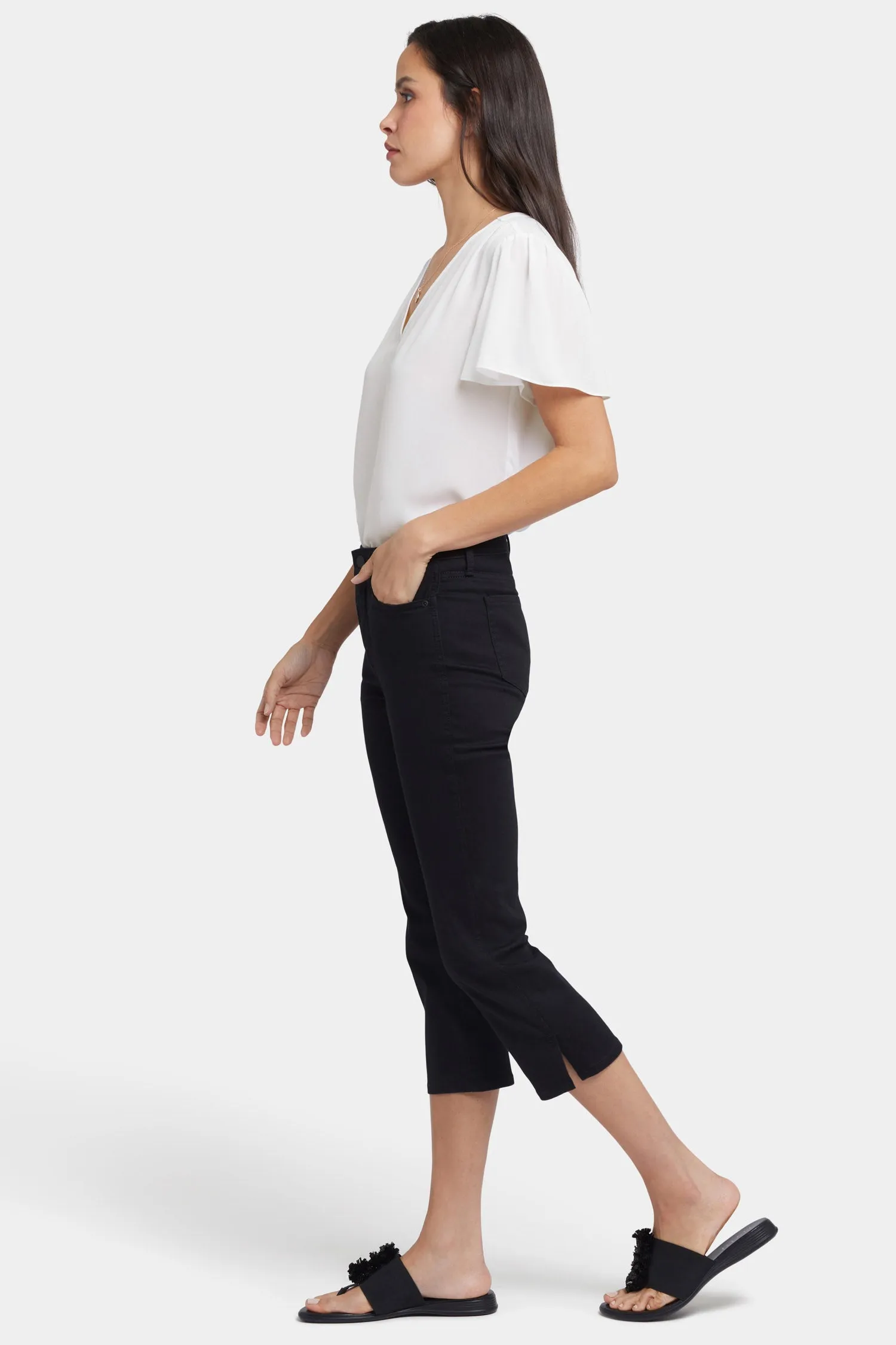 Chloe Capri Jeans - Black sold by NYDJ product image thumbnail 5