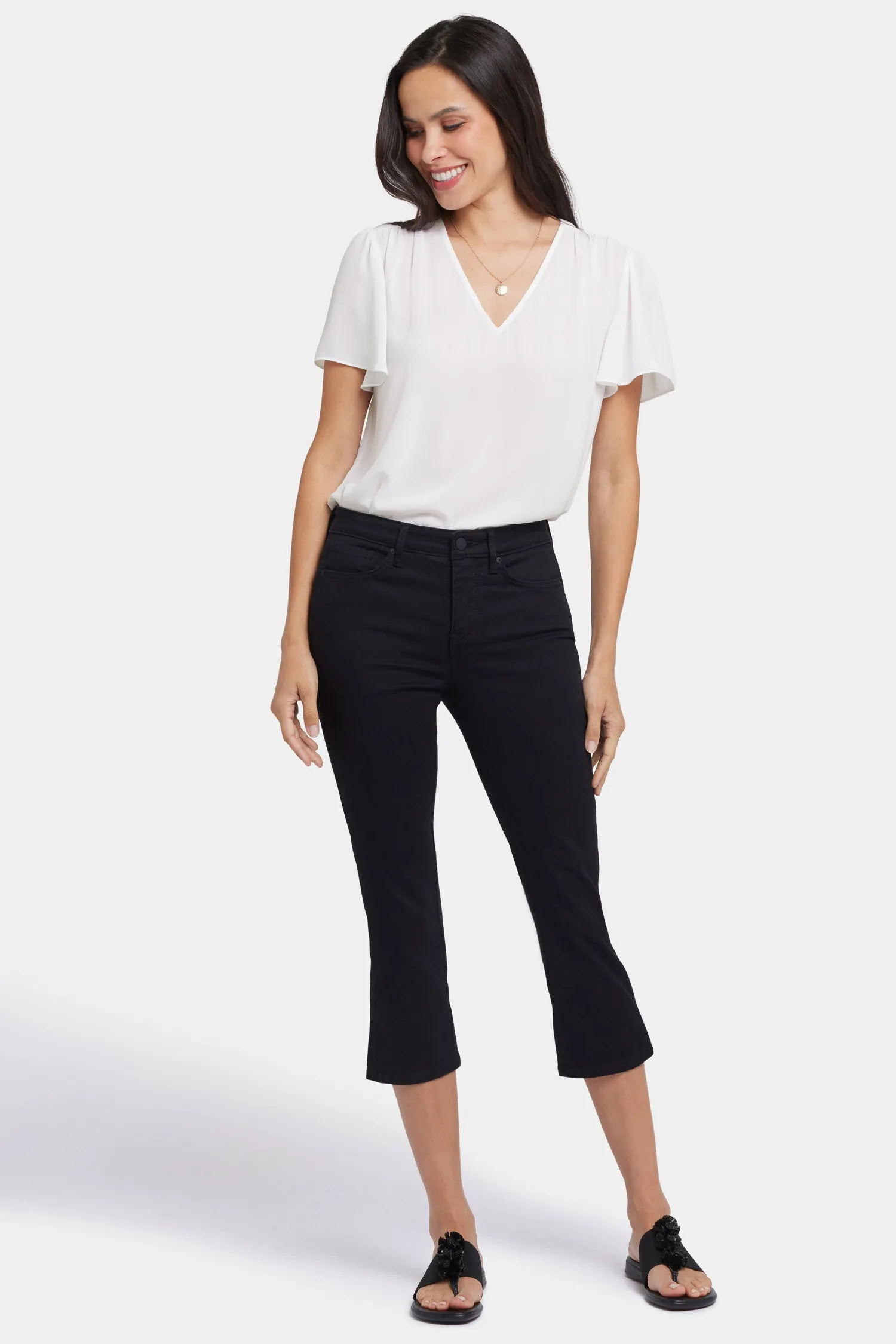 Chloe Capri Jeans - Black sold by NYDJ product image thumbnail 4