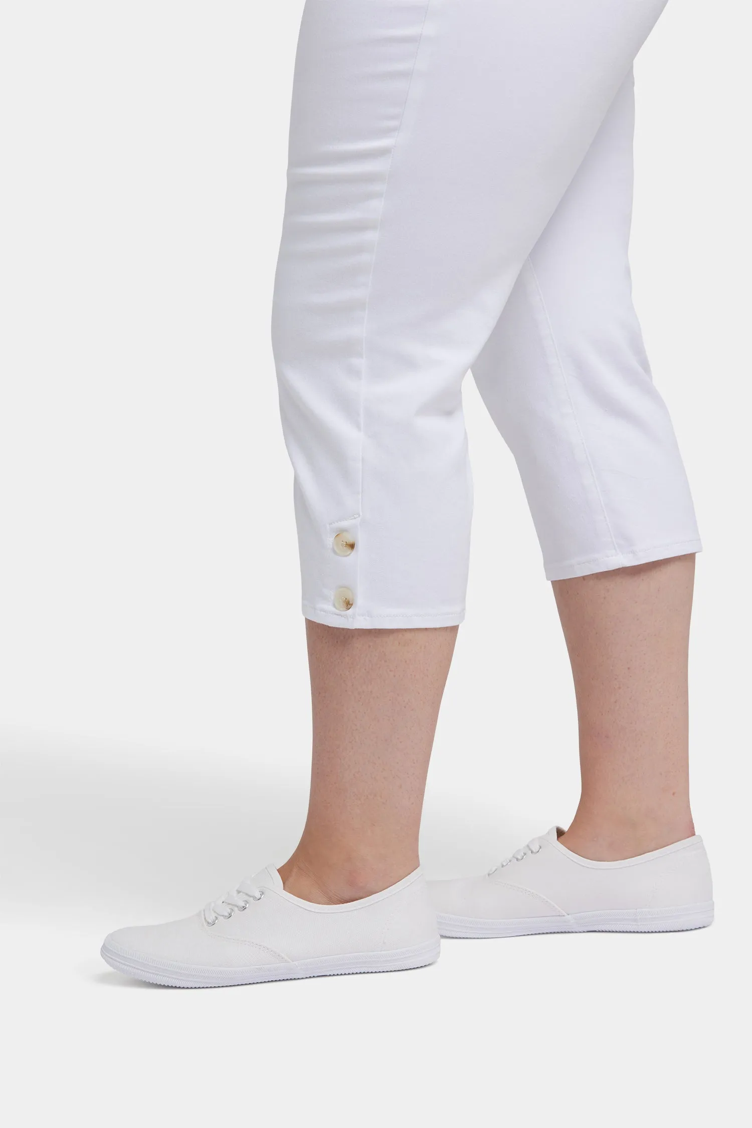 Marilyn Straight Crop Jeans In Plus Size - Optic White sold by NYDJ product image thumbnail 5