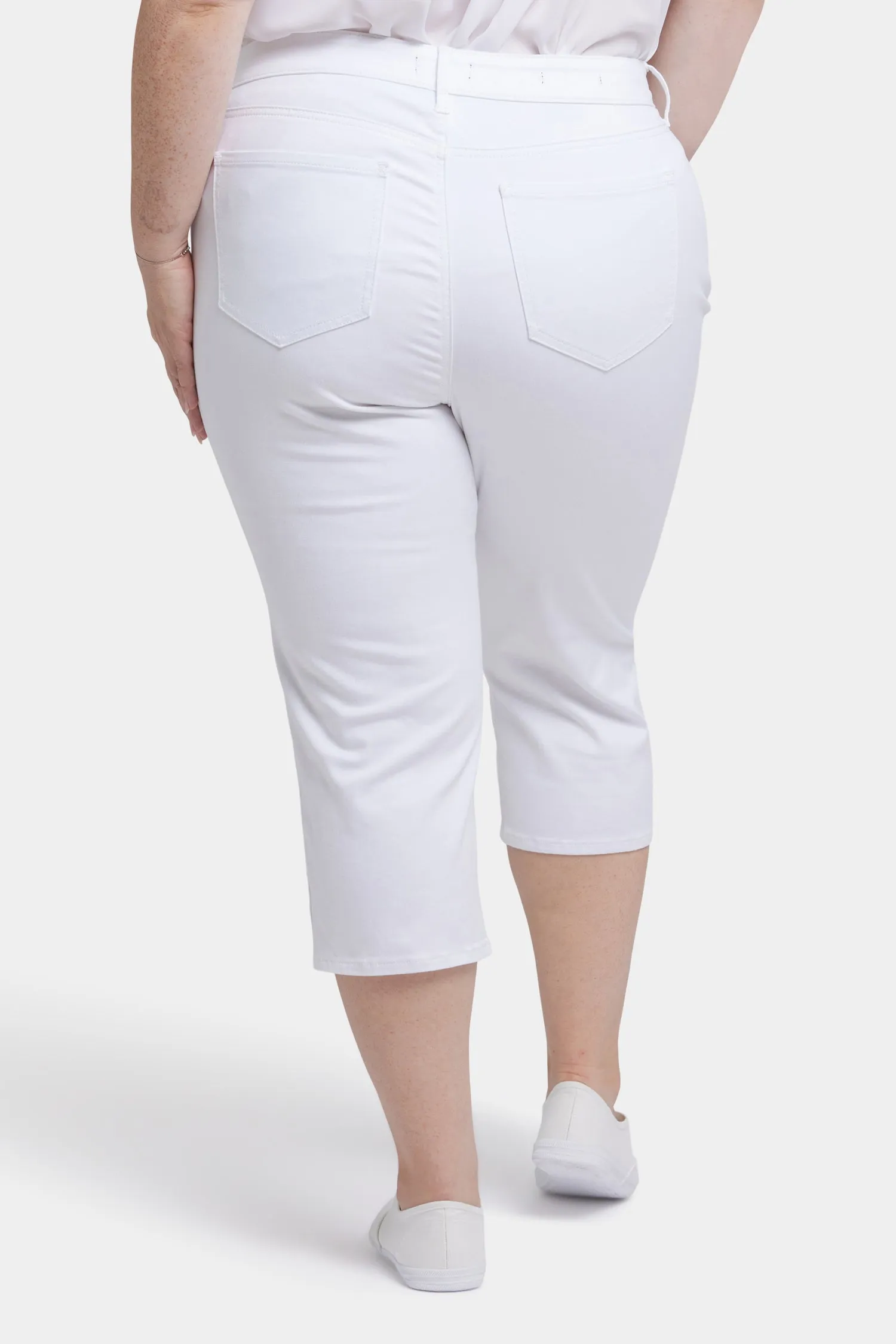 Marilyn Straight Crop Jeans In Plus Size - Optic White sold by NYDJ product image thumbnail 2