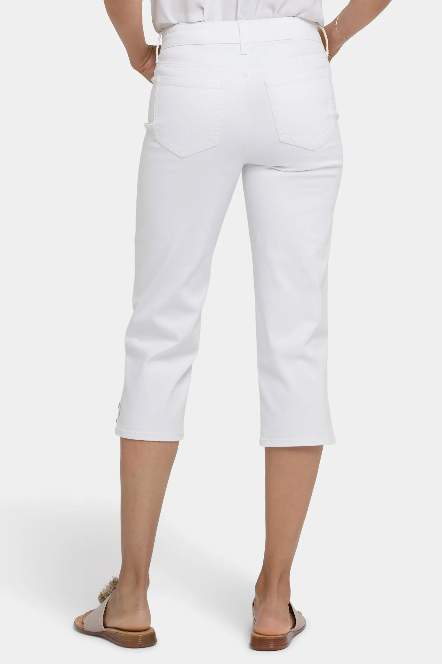Marilyn Straight Crop Jeans - Optic White sold by NYDJ product image thumbnail 2