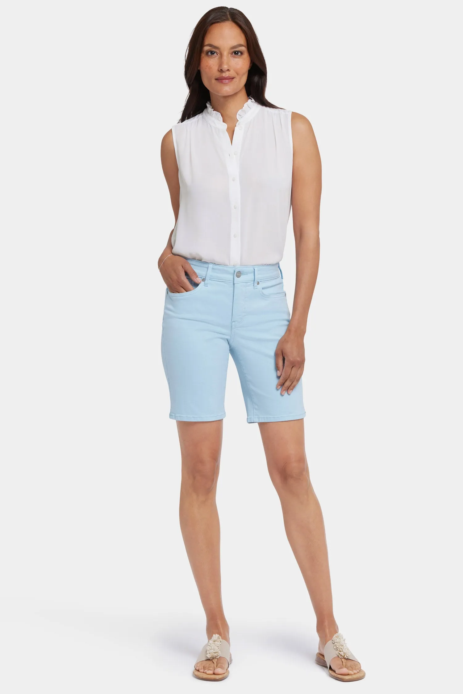 Ella Denim Shorts - Aquatic sold by NYDJ