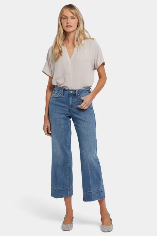 Teresa Wide Leg Ankle Jeans - Majorca Bay sold by NYDJ