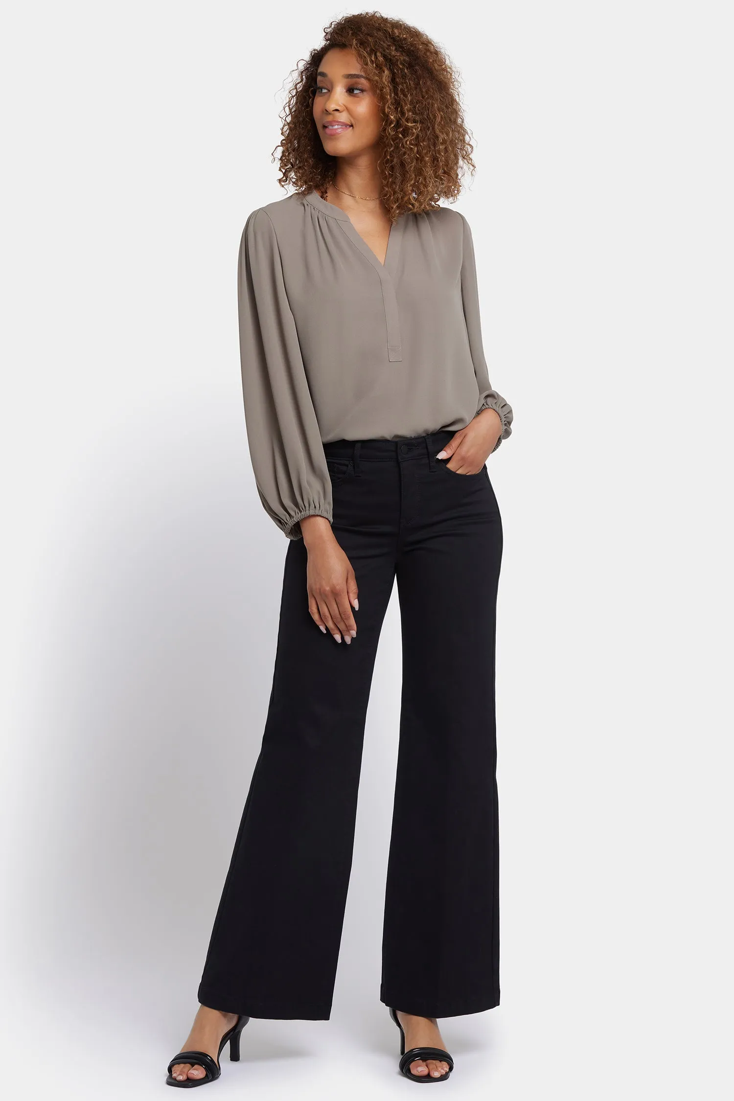 Teresa Wide Leg Jeans - Black sold by NYDJ product image thumbnail 4