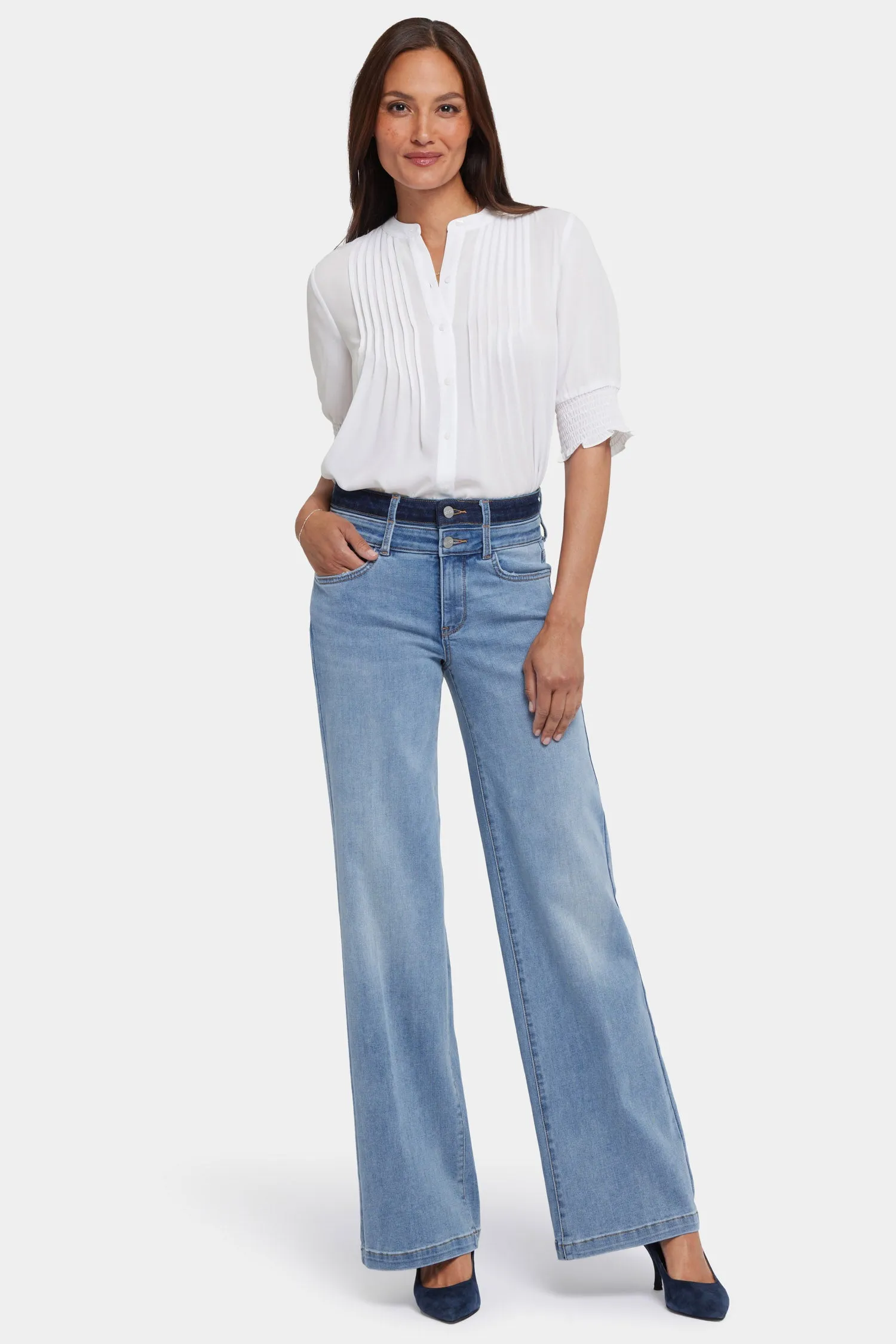 Teresa Wide Leg Jeans - Santiago Sea sold by NYDJ product image thumbnail 4