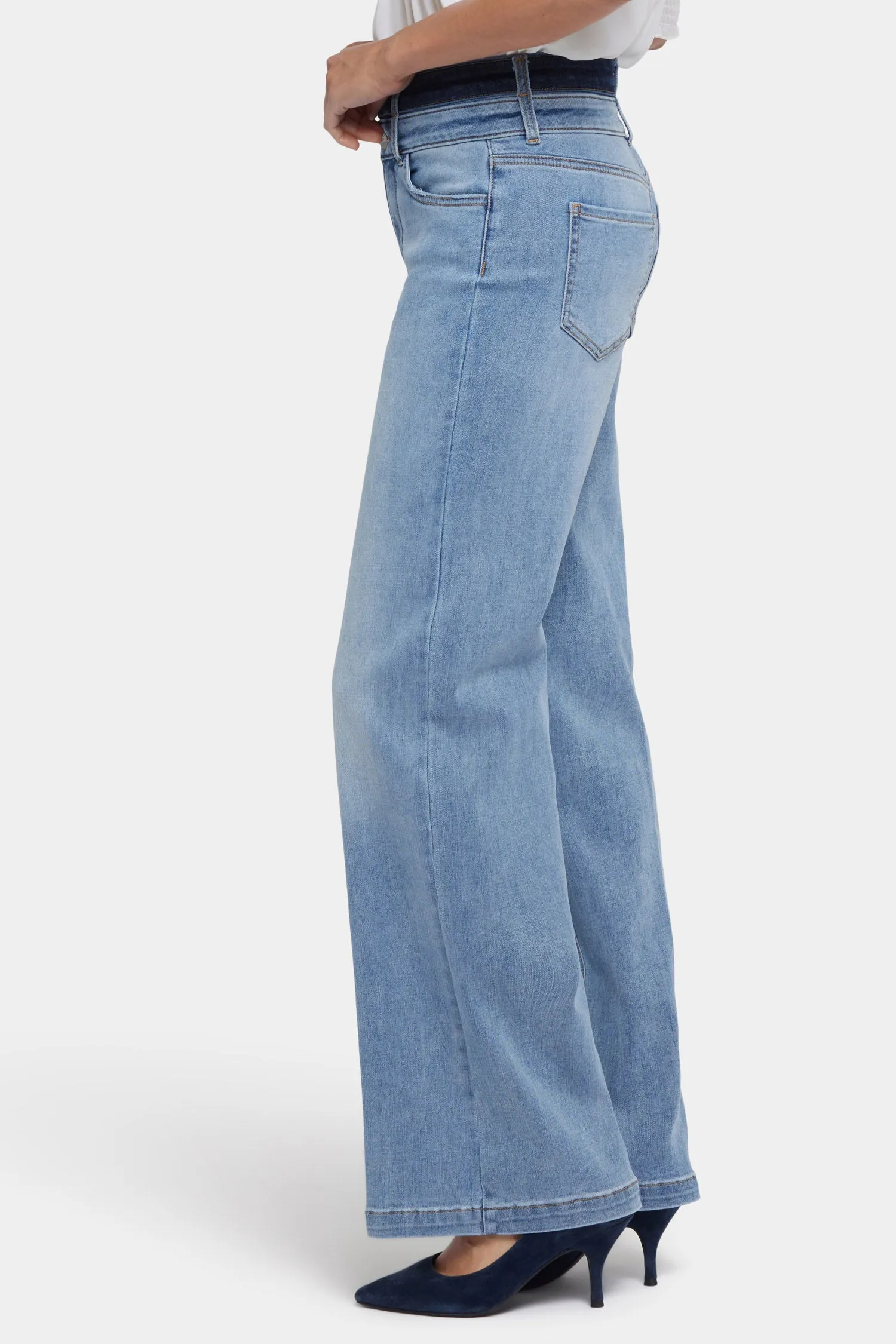Teresa Wide Leg Jeans - Santiago Sea sold by NYDJ product image thumbnail 3