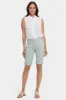 Briella 10 Inch Denim Shorts In Petite - Tomatillo sold by NYDJ