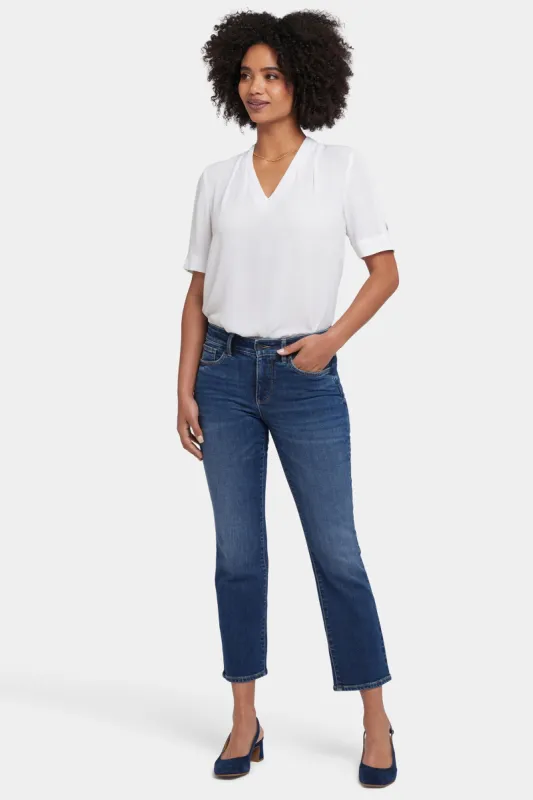 Marilyn Straight Ankle Jeans In Petite - Rio Rapids sold by NYDJ