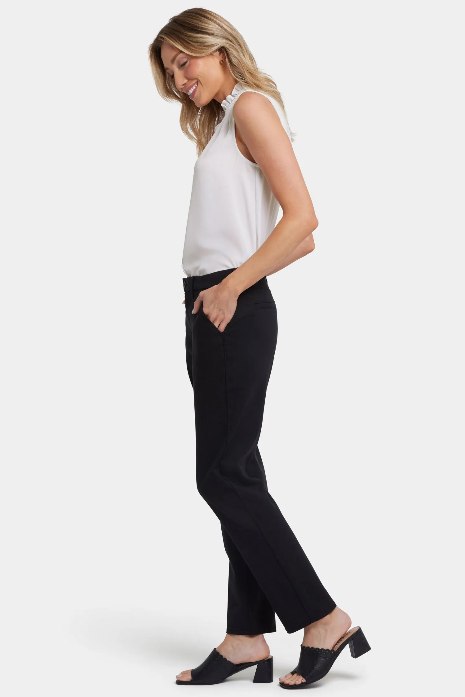 Sheri Slim Trouser Pants - Black sold by NYDJ product image thumbnail 5