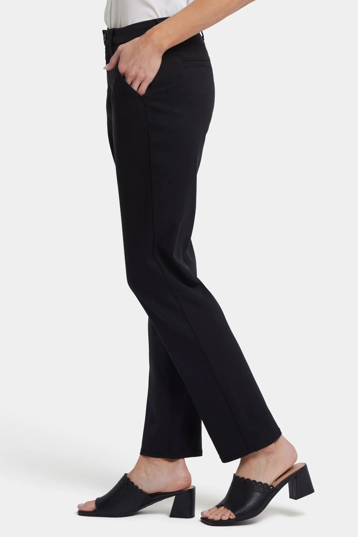 Sheri Slim Trouser Pants - Black sold by NYDJ product image thumbnail 3