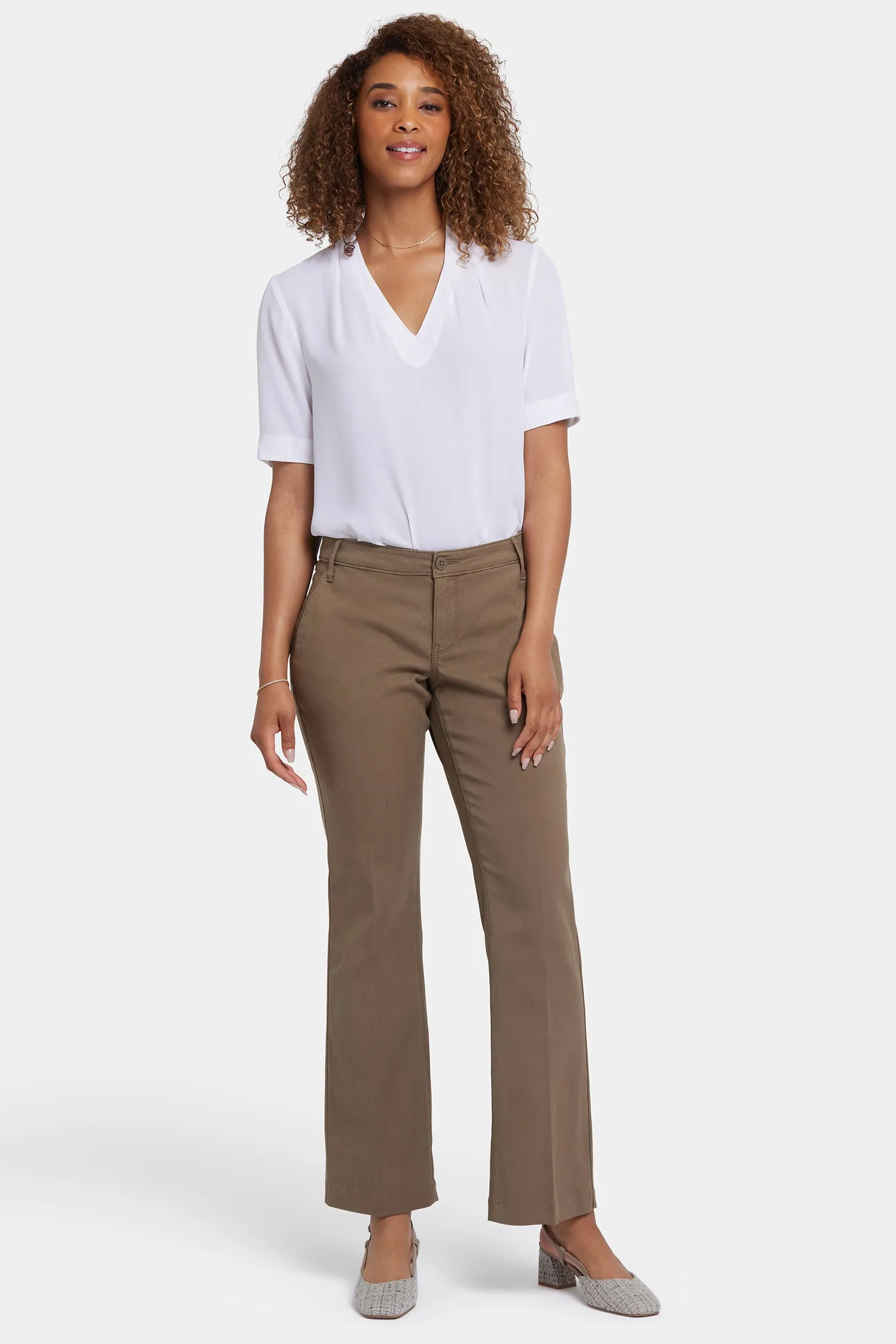 Barbara Bootcut Trouser Pants - Incense sold by NYDJ product image thumbnail 4