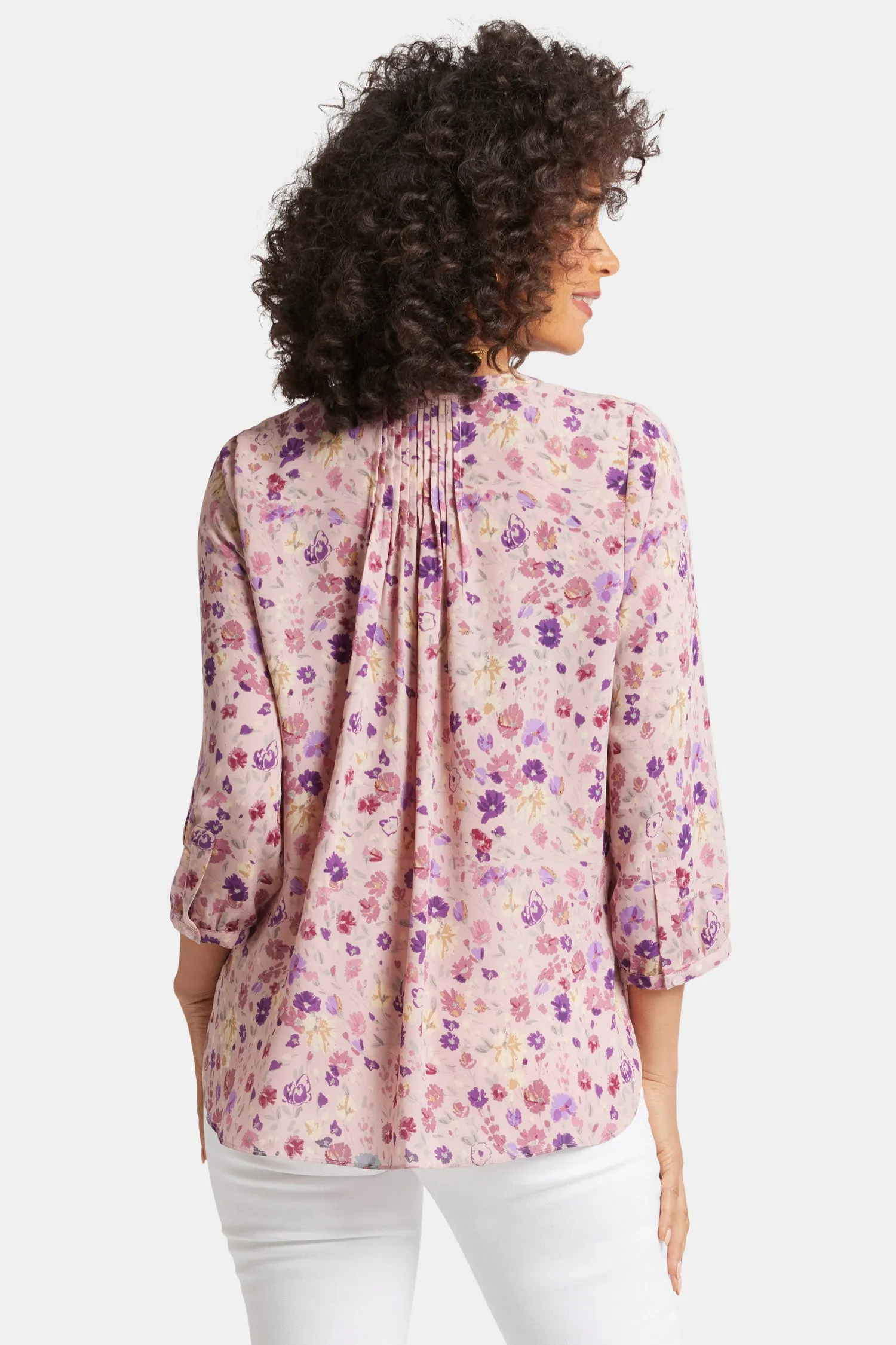Pintuck Blouse - Meadowood sold by NYDJ product image thumbnail 2