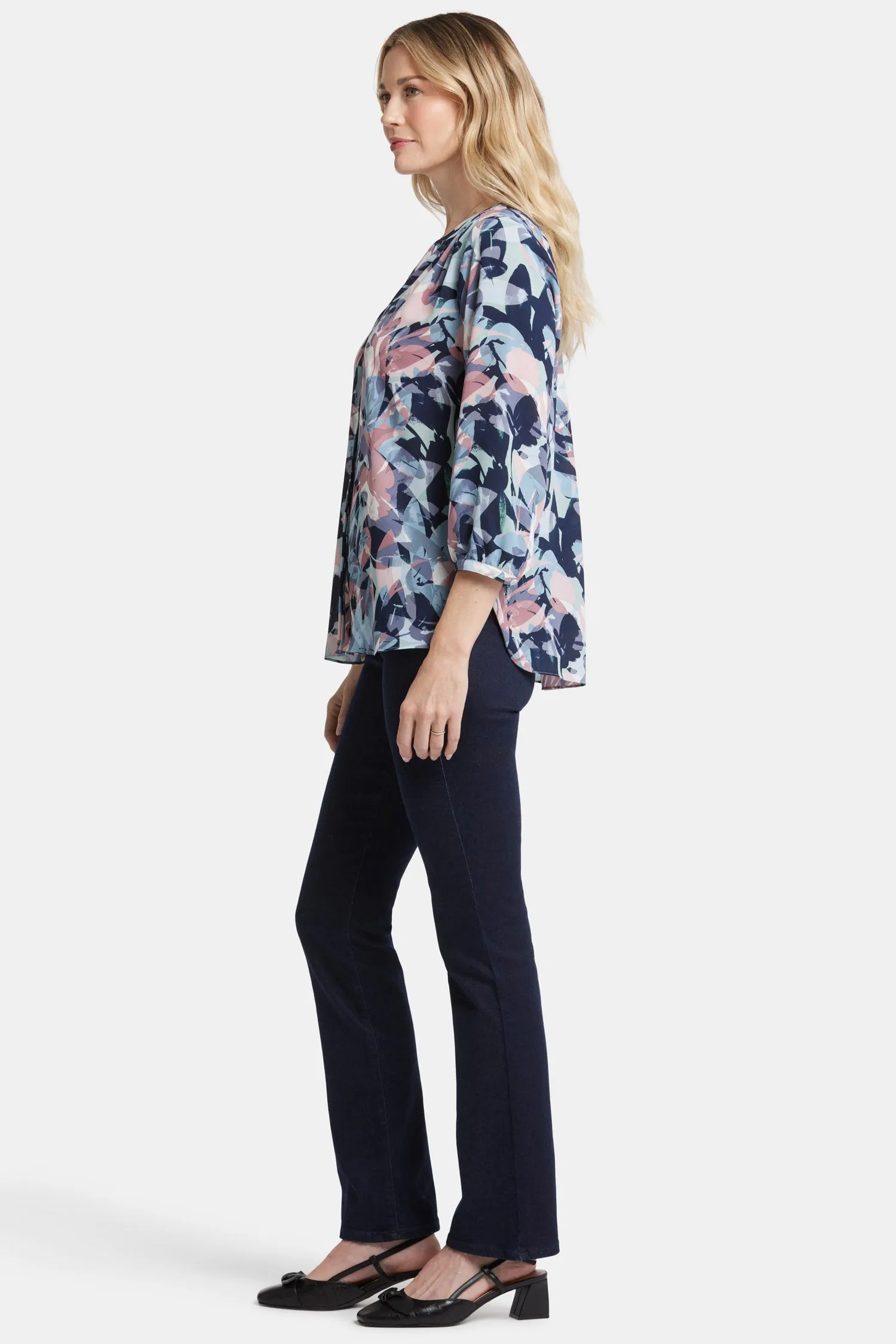 Pintuck Blouse - Cloud Nine sold by NYDJ product image thumbnail 3