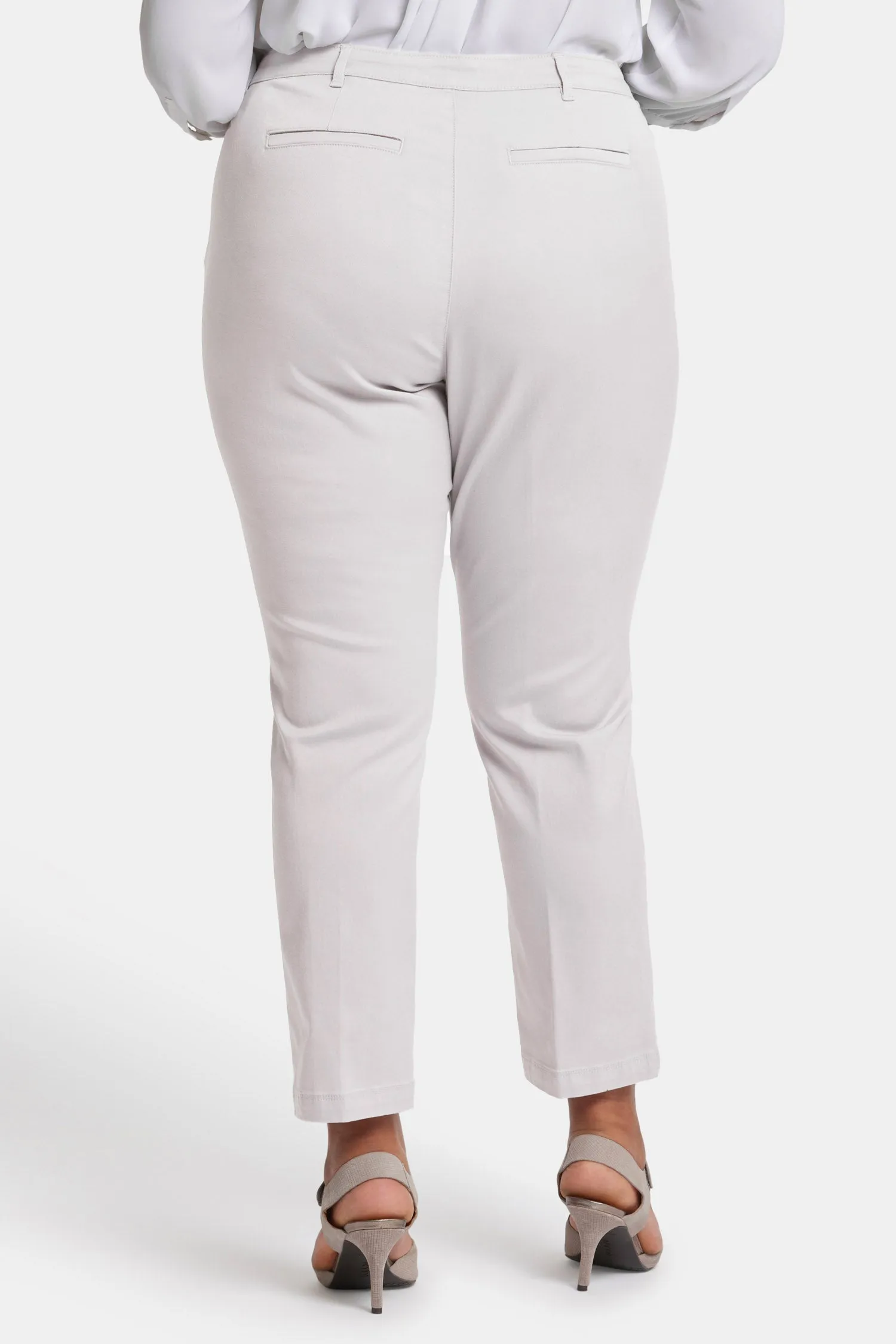 Sadie Slim Pants In Plus Size - Pearl Grey sold by NYDJ product image thumbnail 2