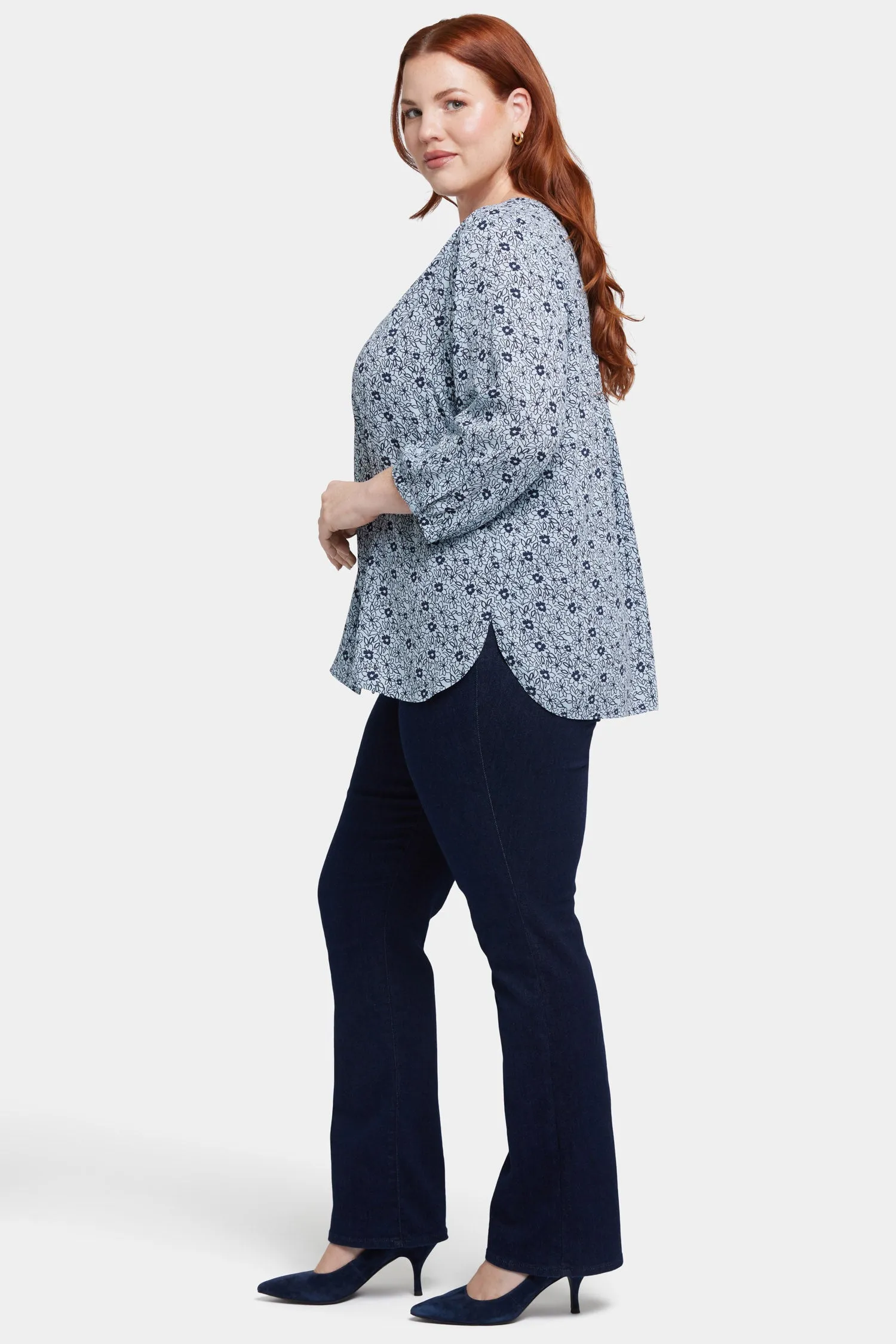 Pintuck Blouse In Plus Size - Cora Creek sold by NYDJ product image thumbnail 3