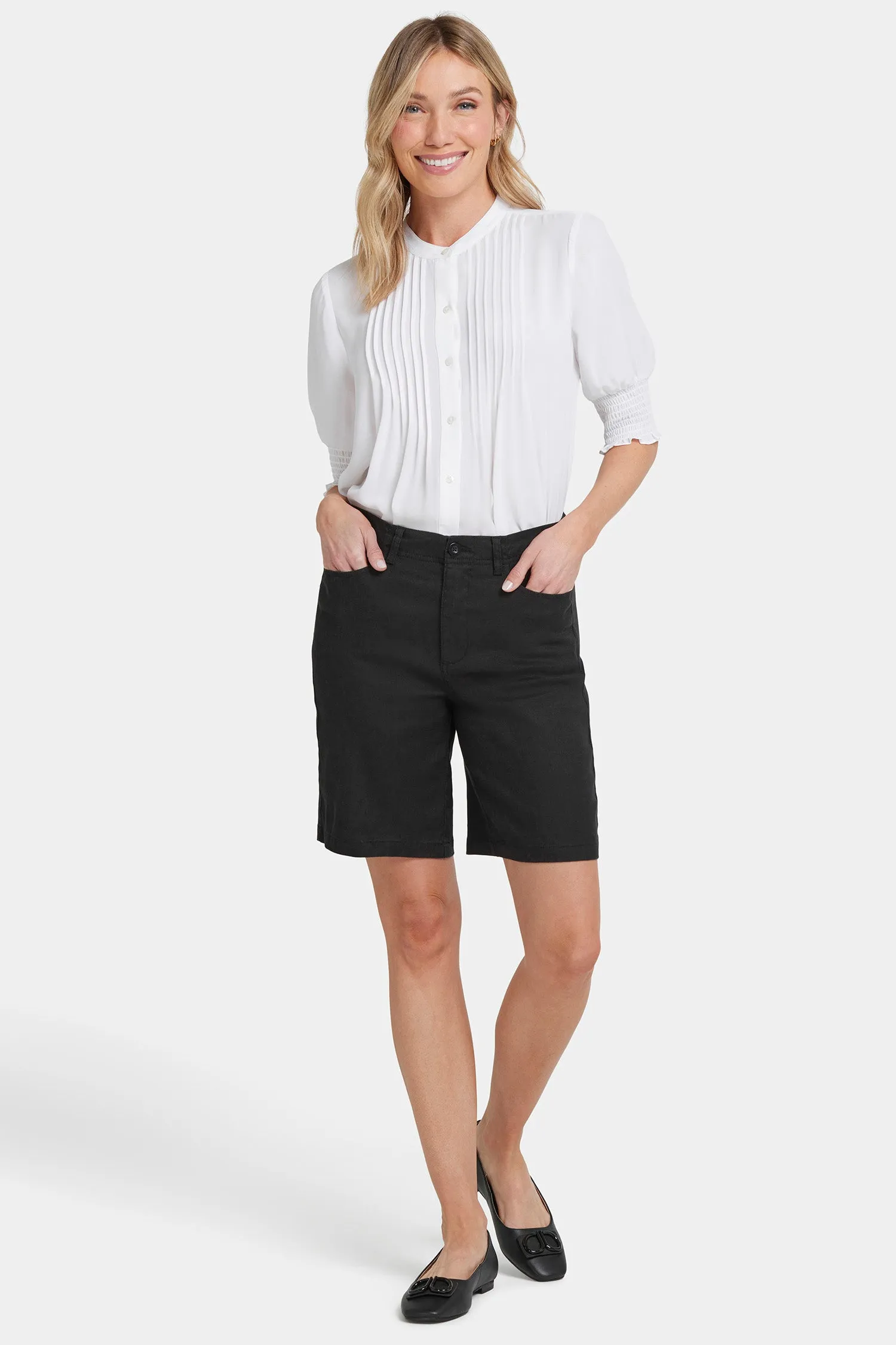 5 Pocket Bermuda Shorts - Black sold by NYDJ product image thumbnail 4