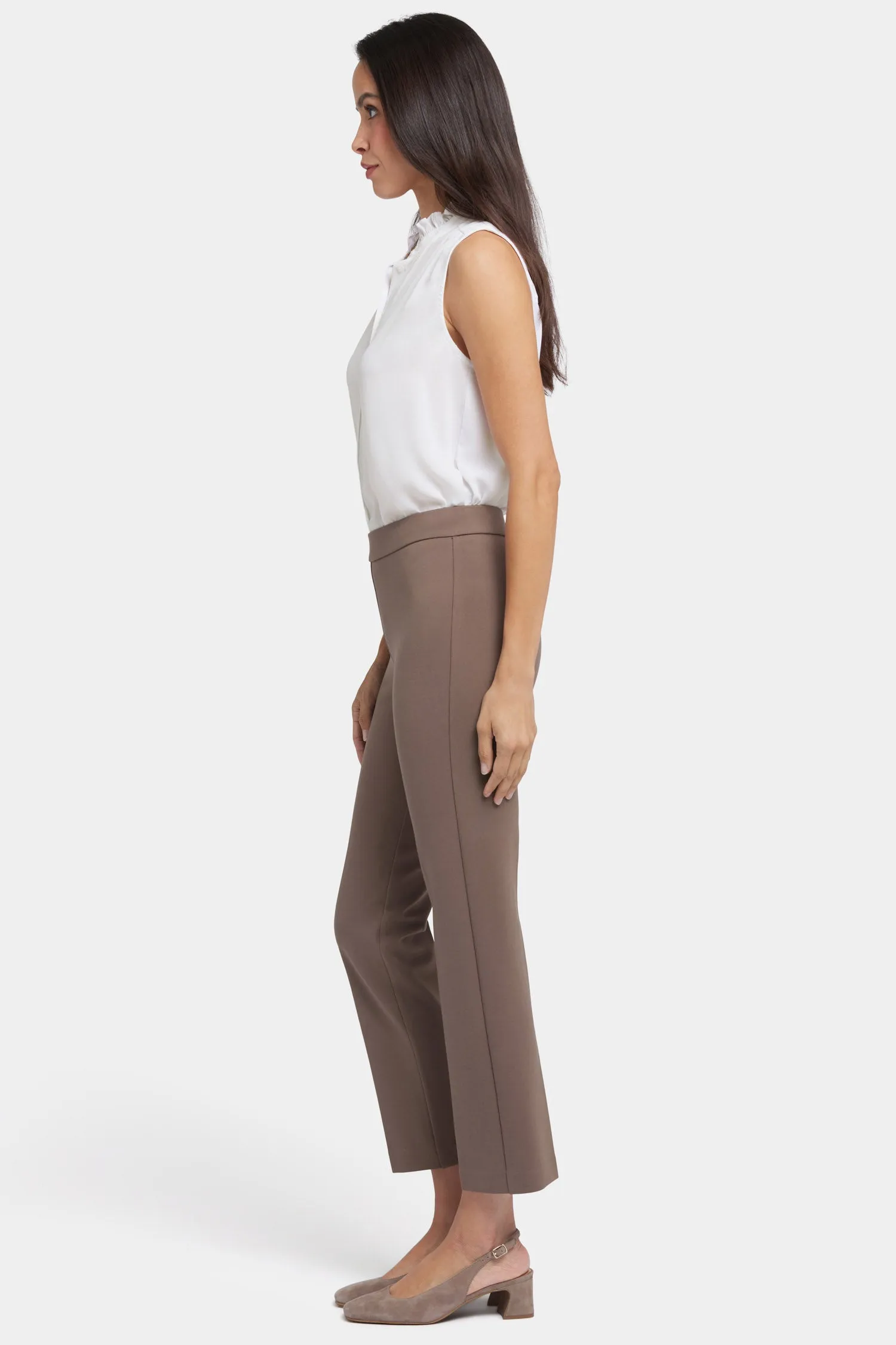 Pull-On Slim Ankle Trouser Pants - Incense sold by NYDJ product image thumbnail 5