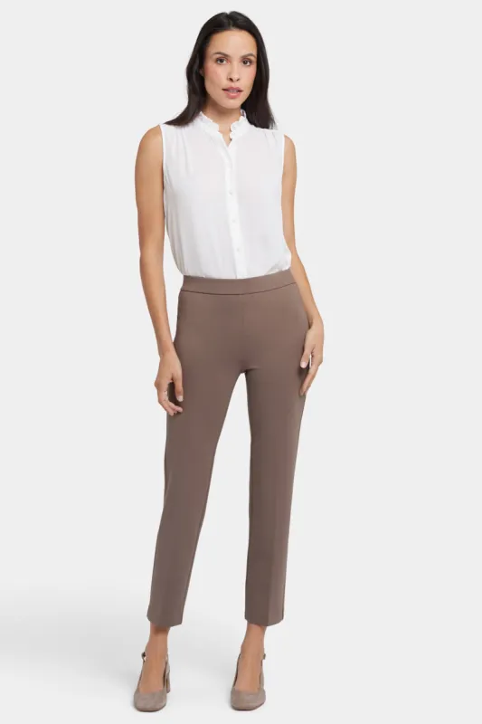Pull-On Slim Ankle Trouser Pants - Incense sold by NYDJ
